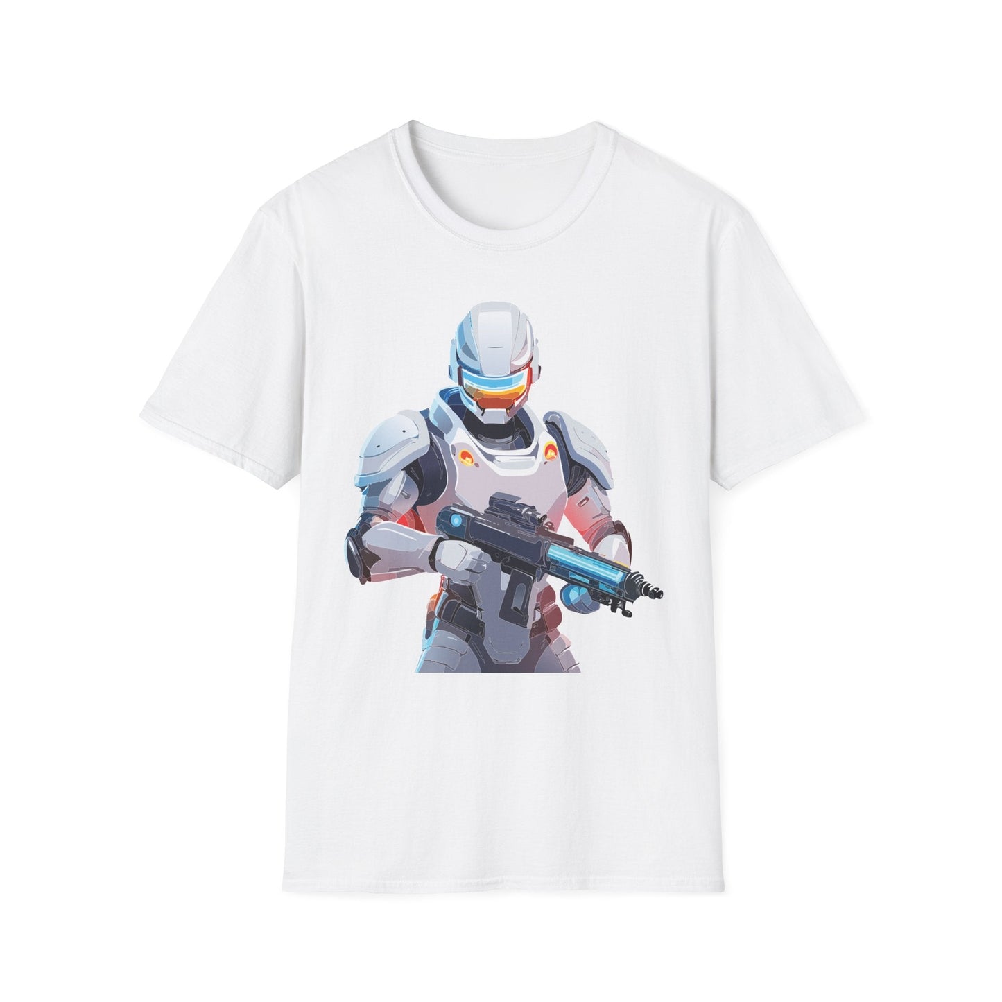 Robocop Graphic Unisex Cotton With Cyber Man Artwork Tee 6
