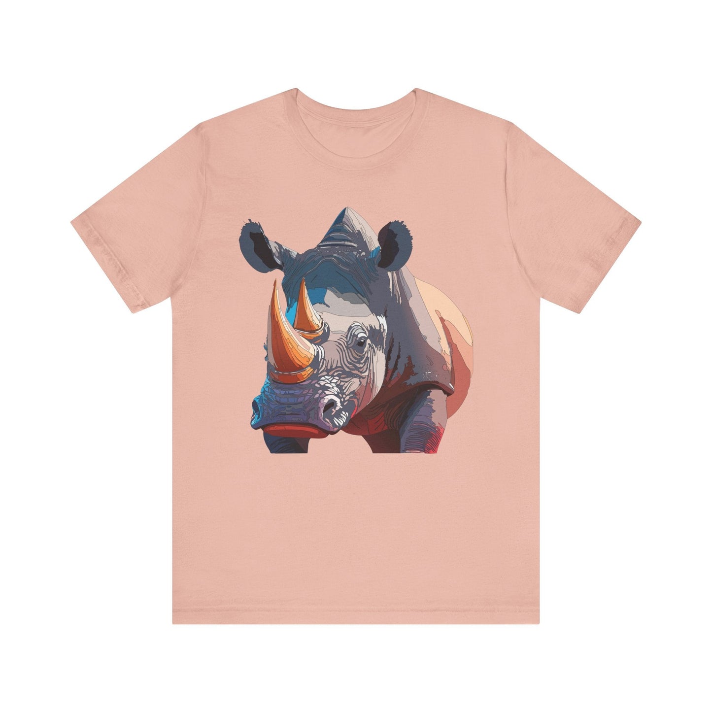 Unisex Animal Shirt Tee With Art Design Wild Animals Gildan Softstyle 64000 Graphic Tee