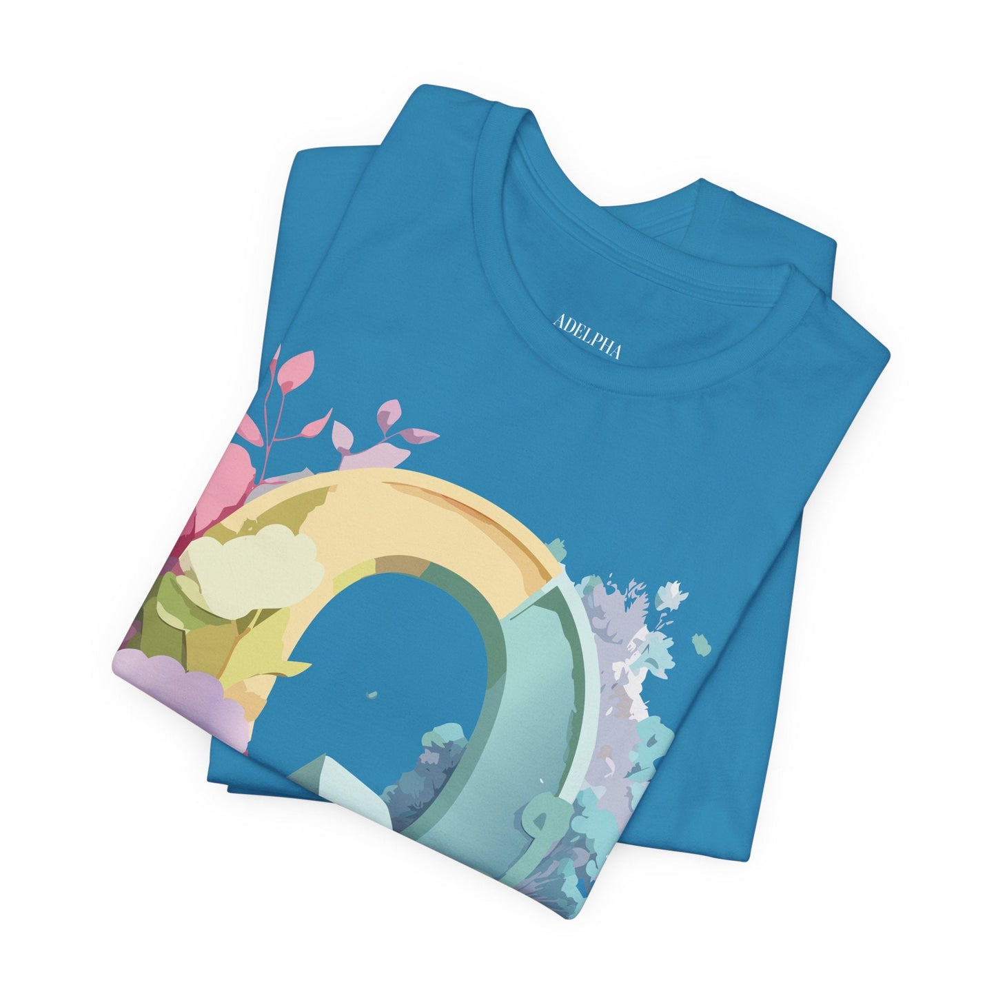 Letter Q Graphic Tee Unisex Short Sleeve Vintage Inspired Art Adelpha Tee Premium Cotton Comfort