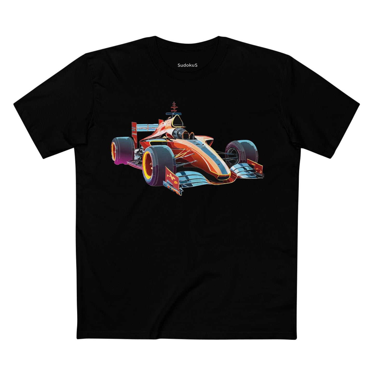 Car Graphic Unisex 100 Cotton Staple Tee 10