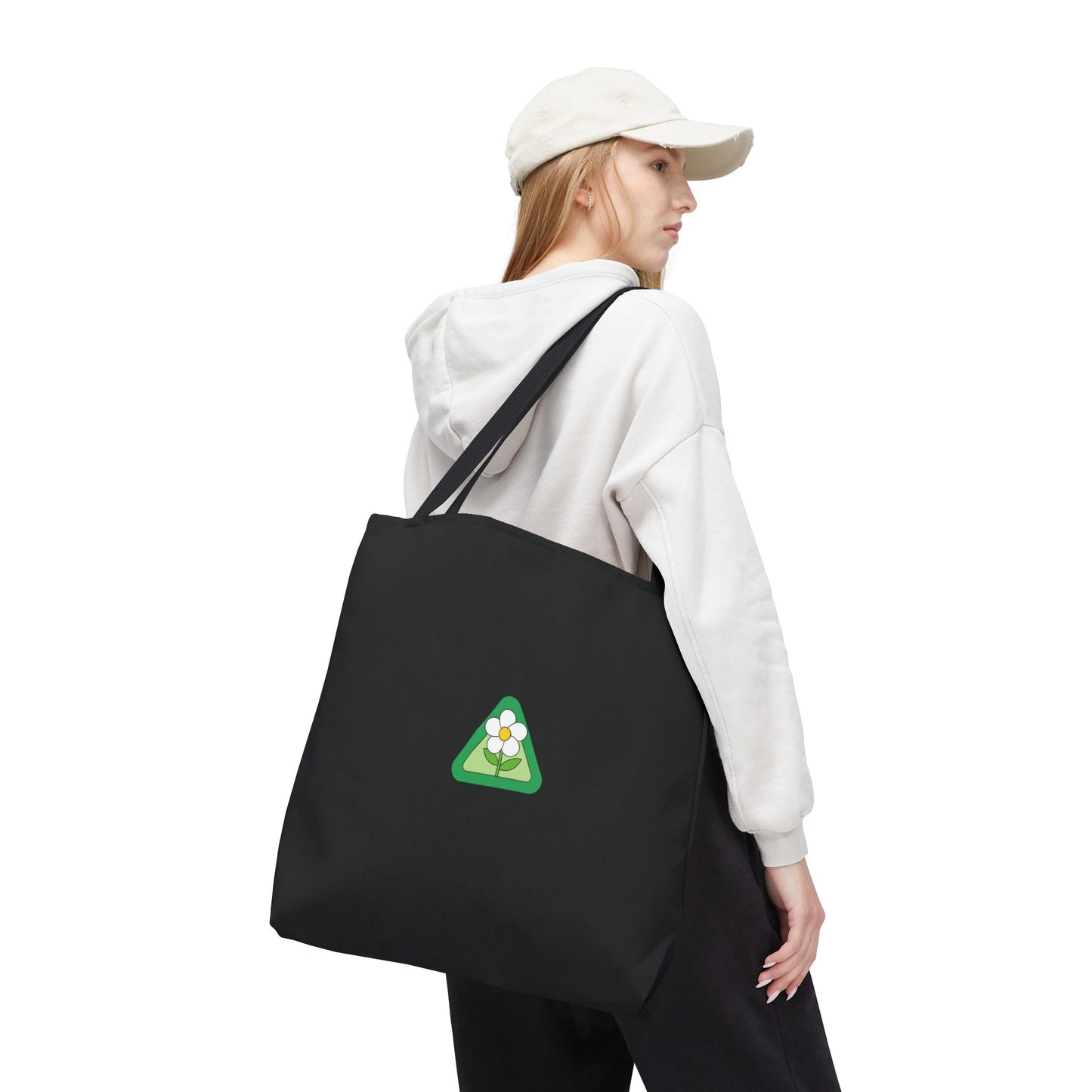 ECO BLACK COLOR CANVAS BAG HIGH-QUALITY 100% SPUN POLYESTER 3 SIZES BAG-E5