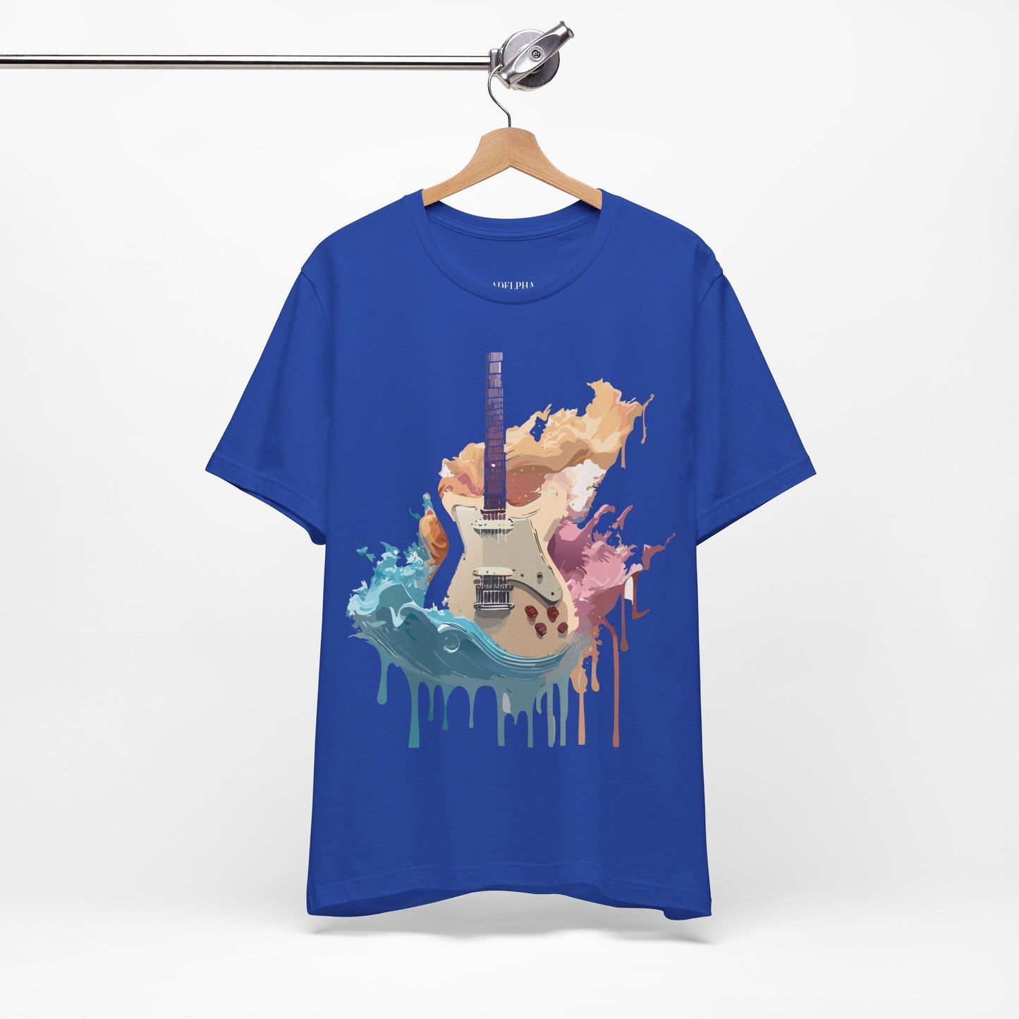 Adelpha Music Graphic T Shirt Unisex Jersey Short Sleeve Vintage Inspired Artwork Tee