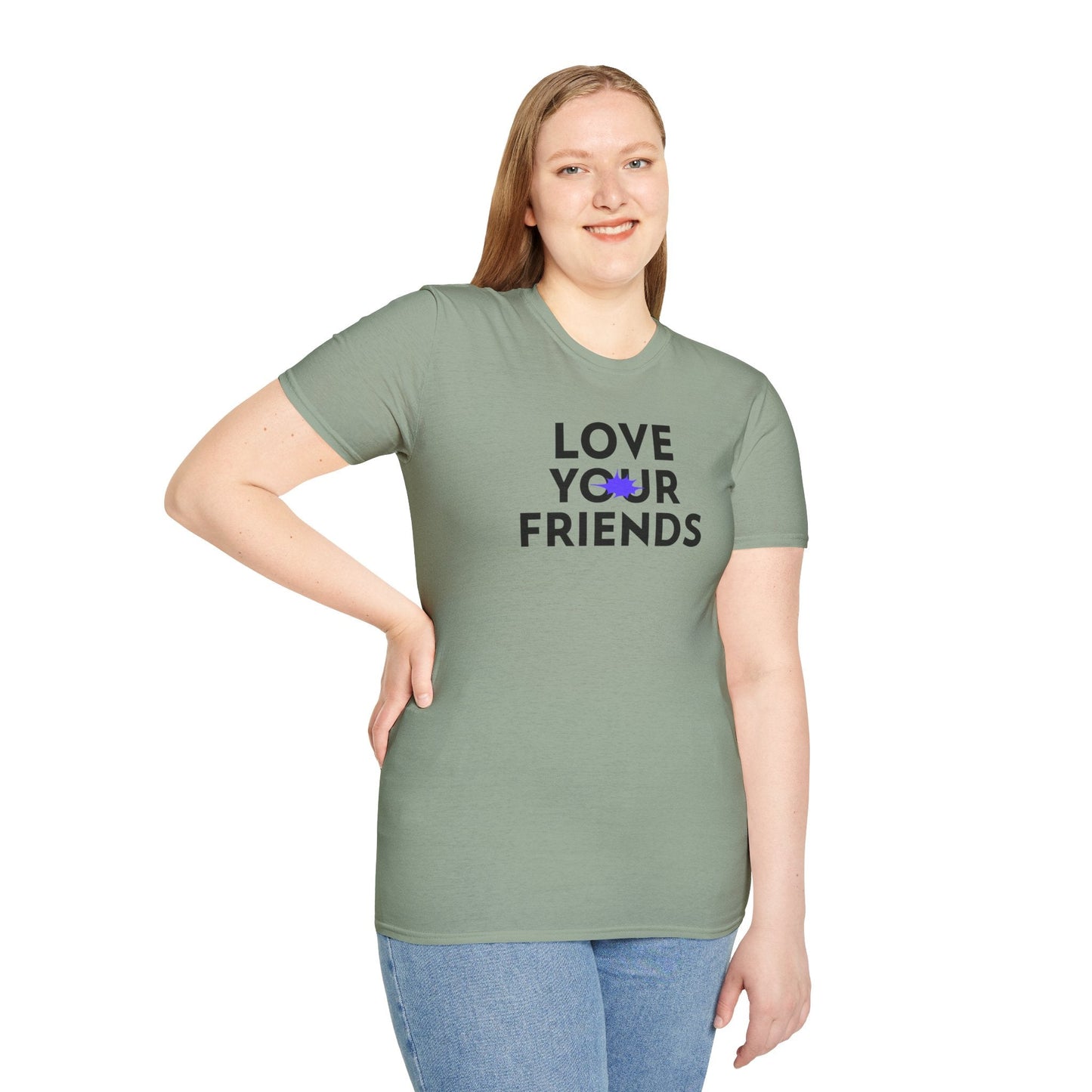 Positive Slogan T Shirts Unisex Gildan Softstyle 64000 Ring Spun Cotton Tee With Positive Quotes