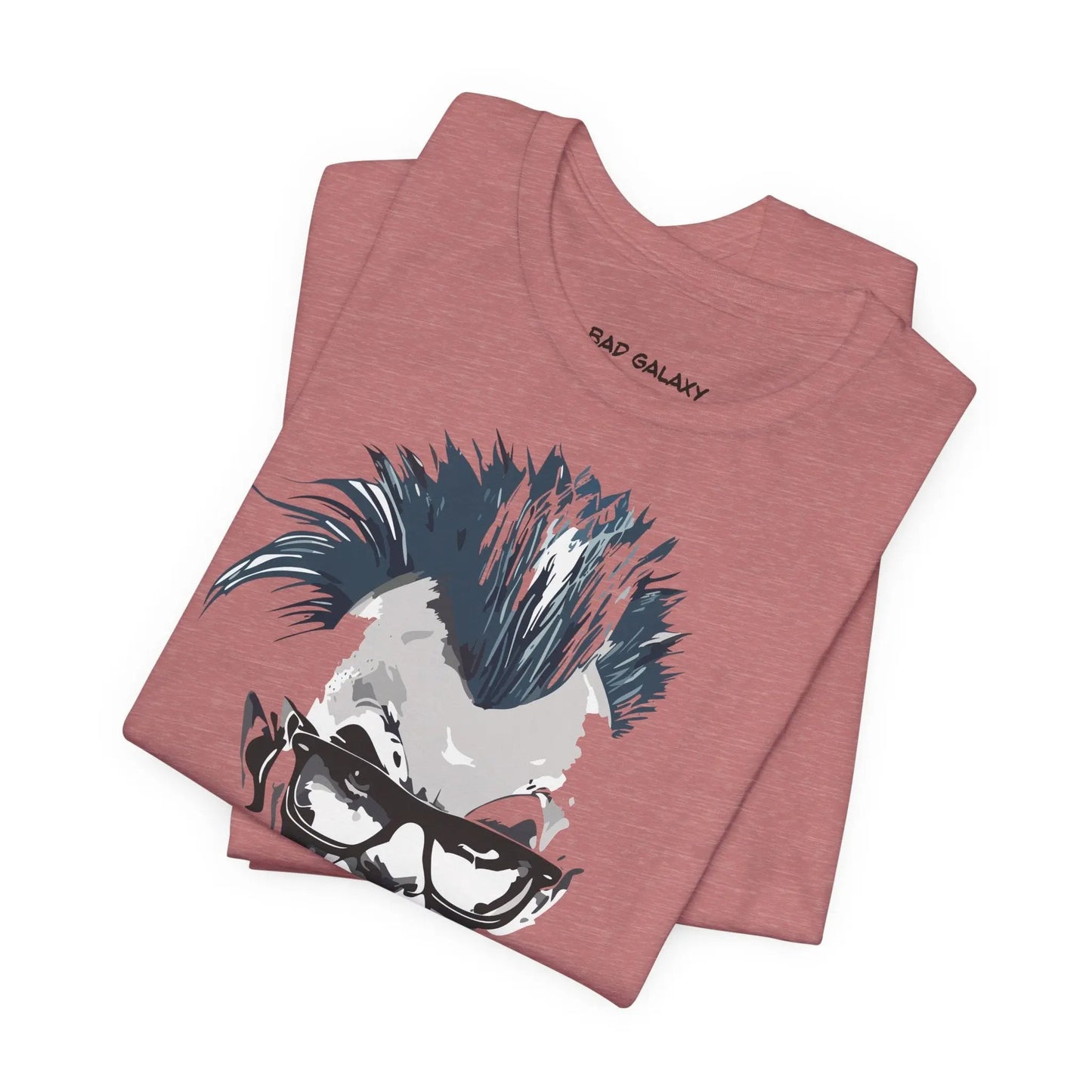 Bad Galaxy Punk Rock Tee Shirt Made To Order 100 Cotton Eco Friendly Inks Designed In USA