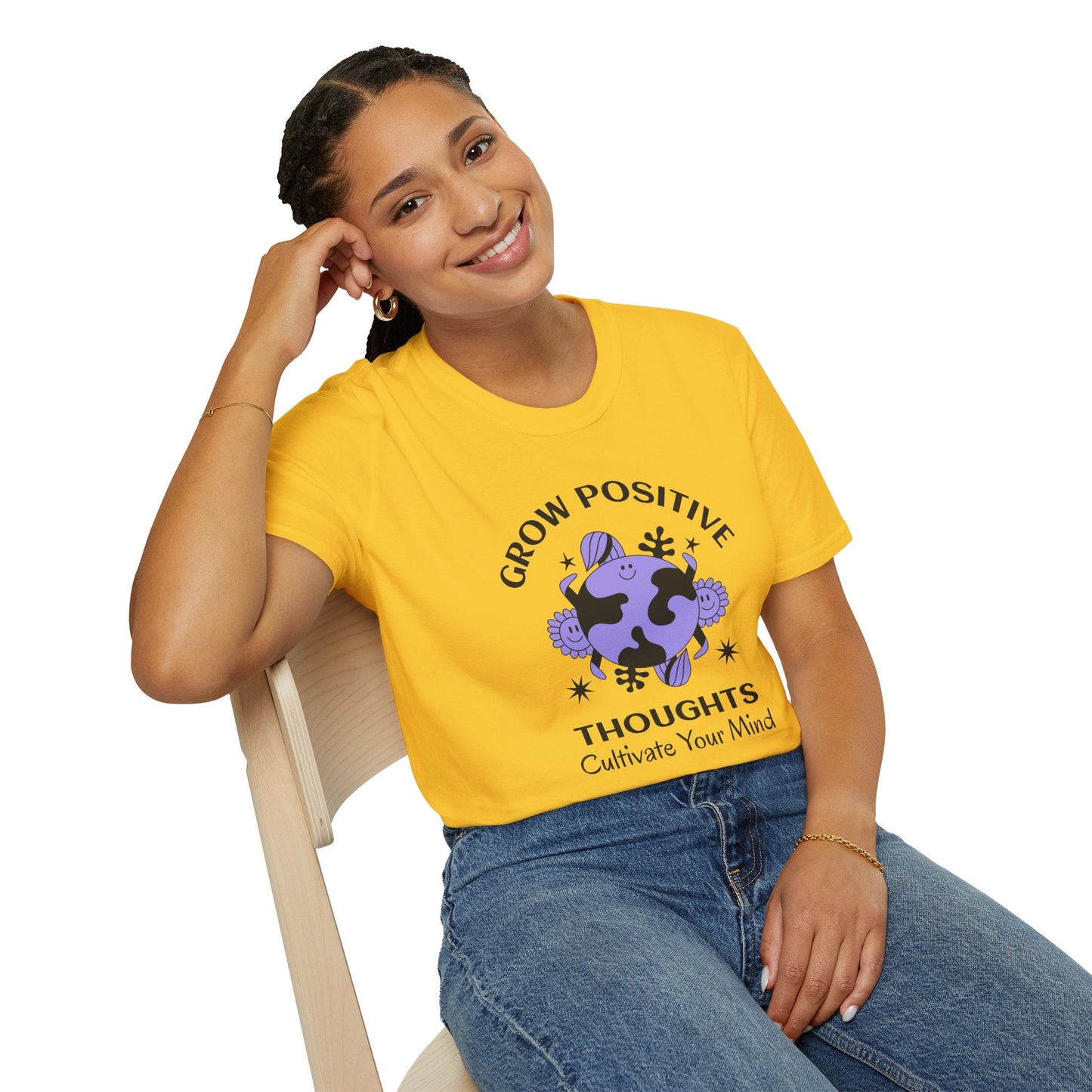 Gildan Softstyle 64000 Unisex Short Sleeve T Shirt Positive Slogan Tee With Positive Quotes And Words