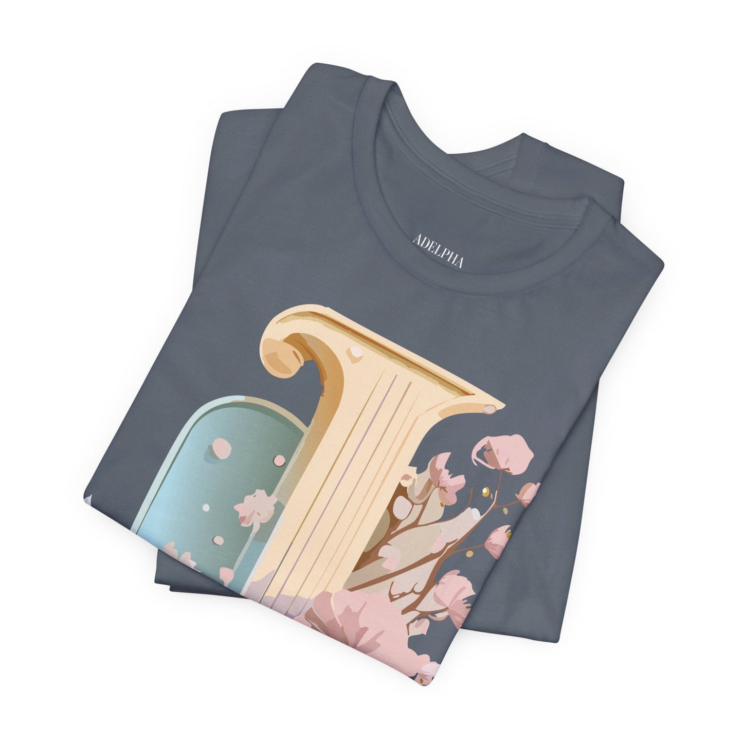Adelpha Letter J Shirt Unisex Graphic Tee Vintage Inspired Art Design Short Sleeve