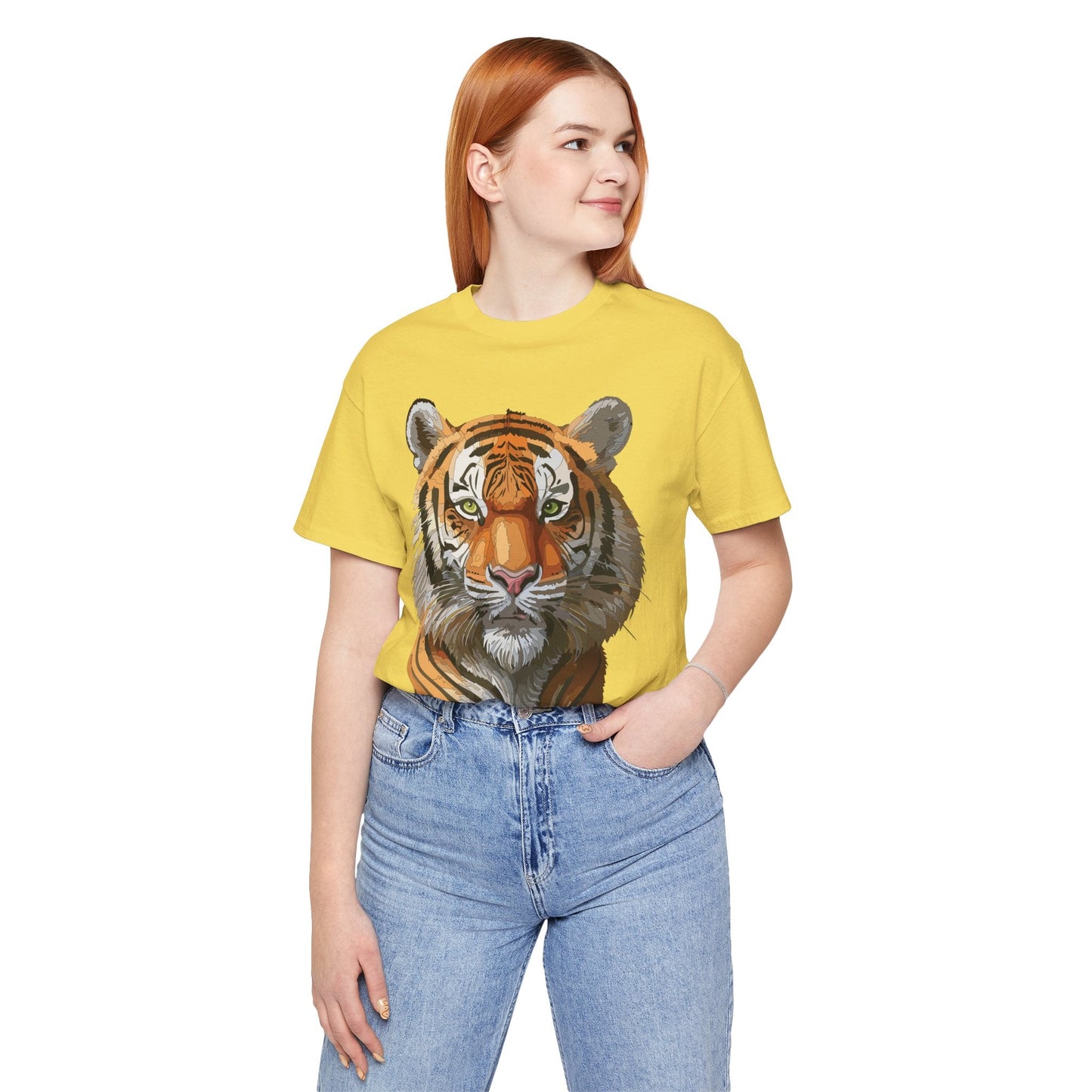 Unisex Animal Art Design Tee Shirt Wild Animals Graphic Tee Softstyle Gildan 64000
