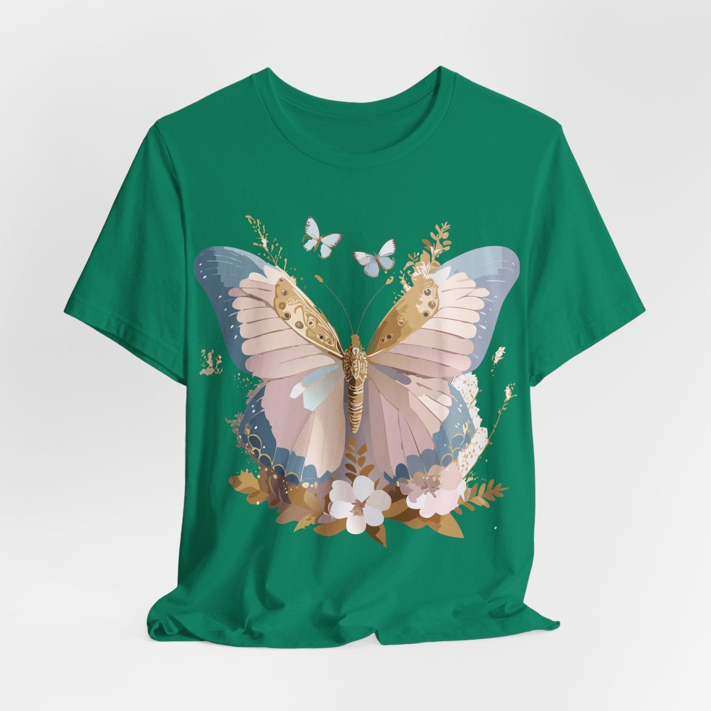 Butterfly Graphic Tee Unisex Short Sleeve Art Design By Adelpha