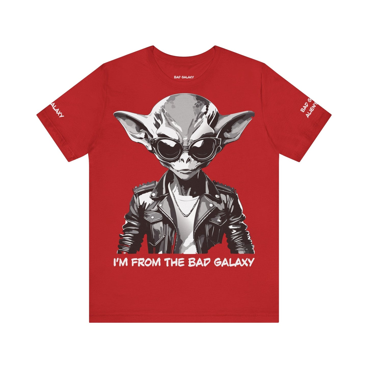 Tee Shirt With Alien From Bad Galaxy 100 Percent Cotton Made In USA Free Shipping