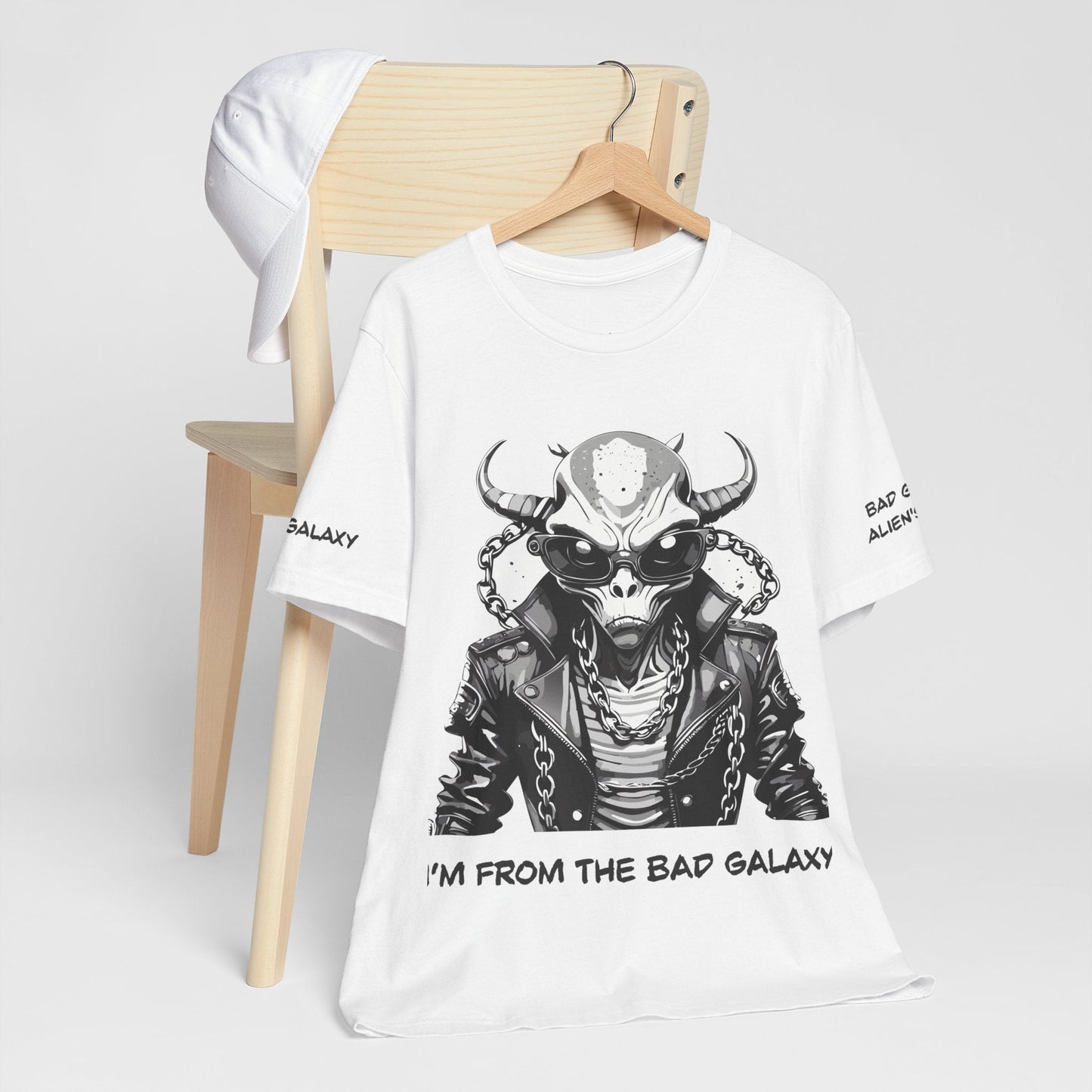 Alien Graphic Tee Shirt 100 Percent Cotton Made In USA Eco Friendly Inks Free Shipping Today