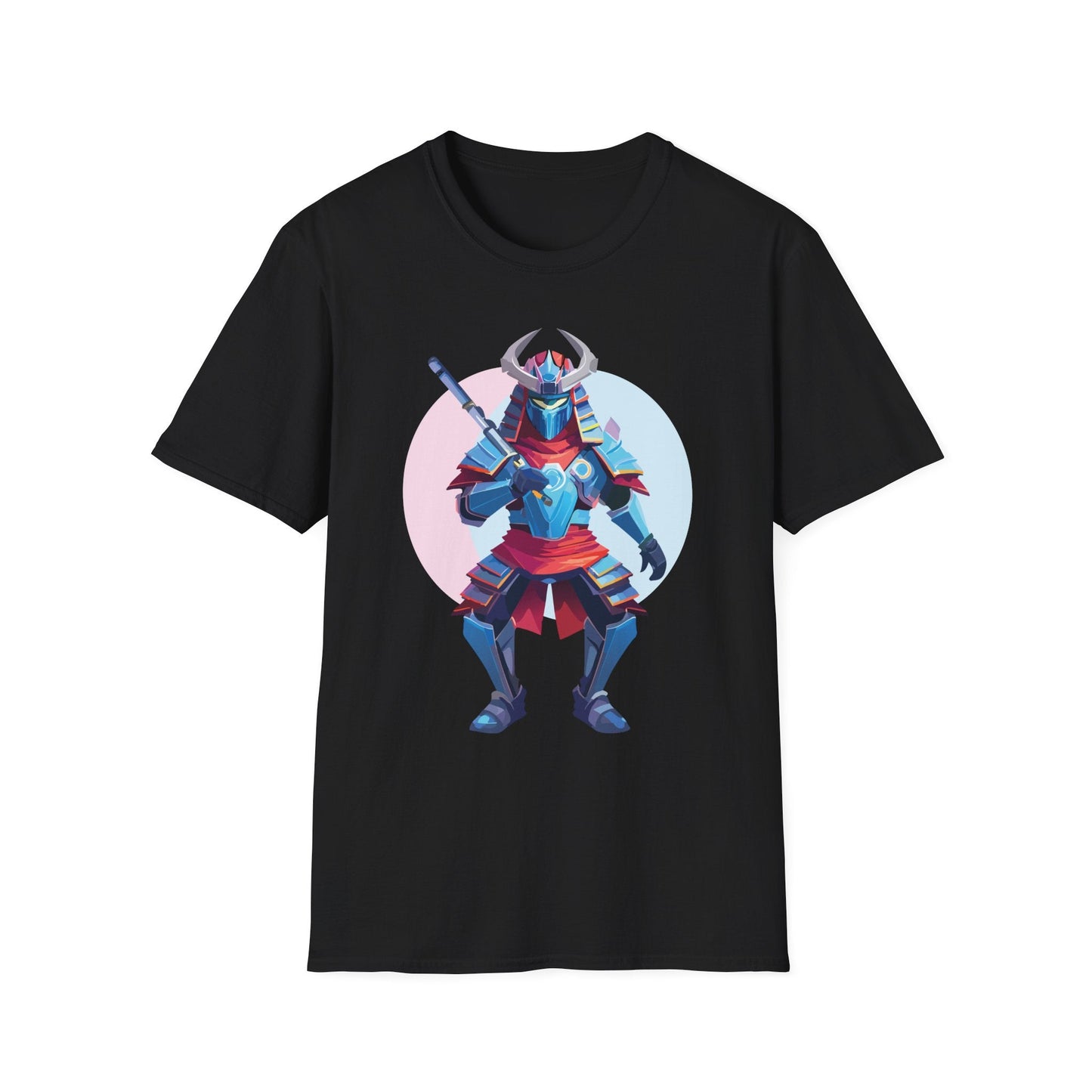 Samurai T Shirt Unisex Softstyle Tee Made From 100 Percent Ring Spun Cotton Gildan 64000