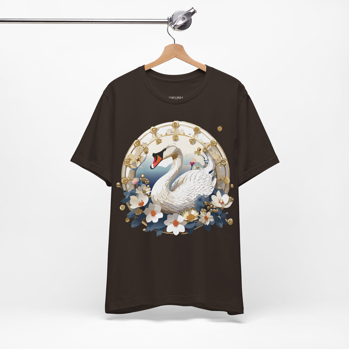 Medallion Graphic Unisex Cotton Bella+Canvas Tee with Art Design d87