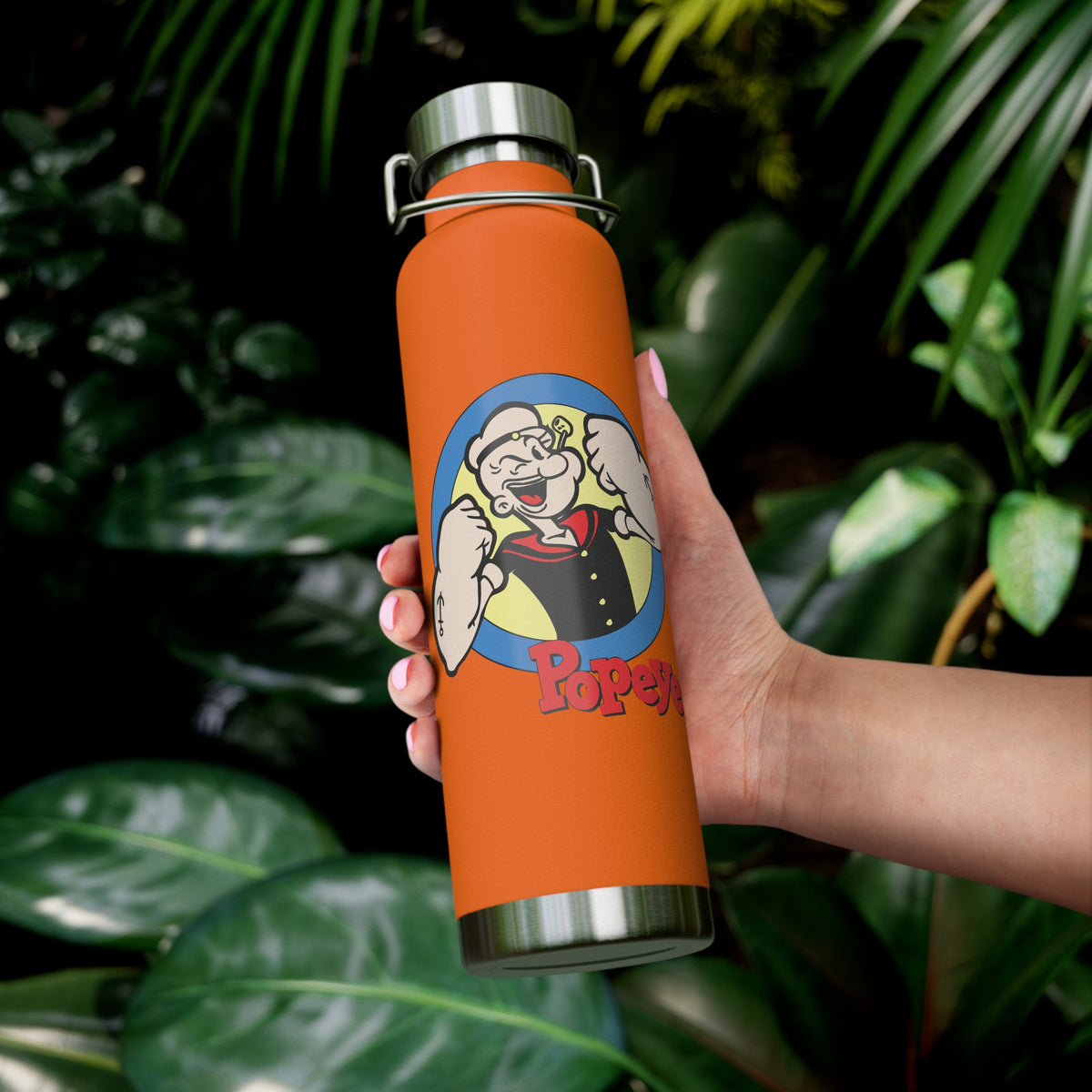 22oz Copper Insulated Water Bottle with Cartoon Design - CV75