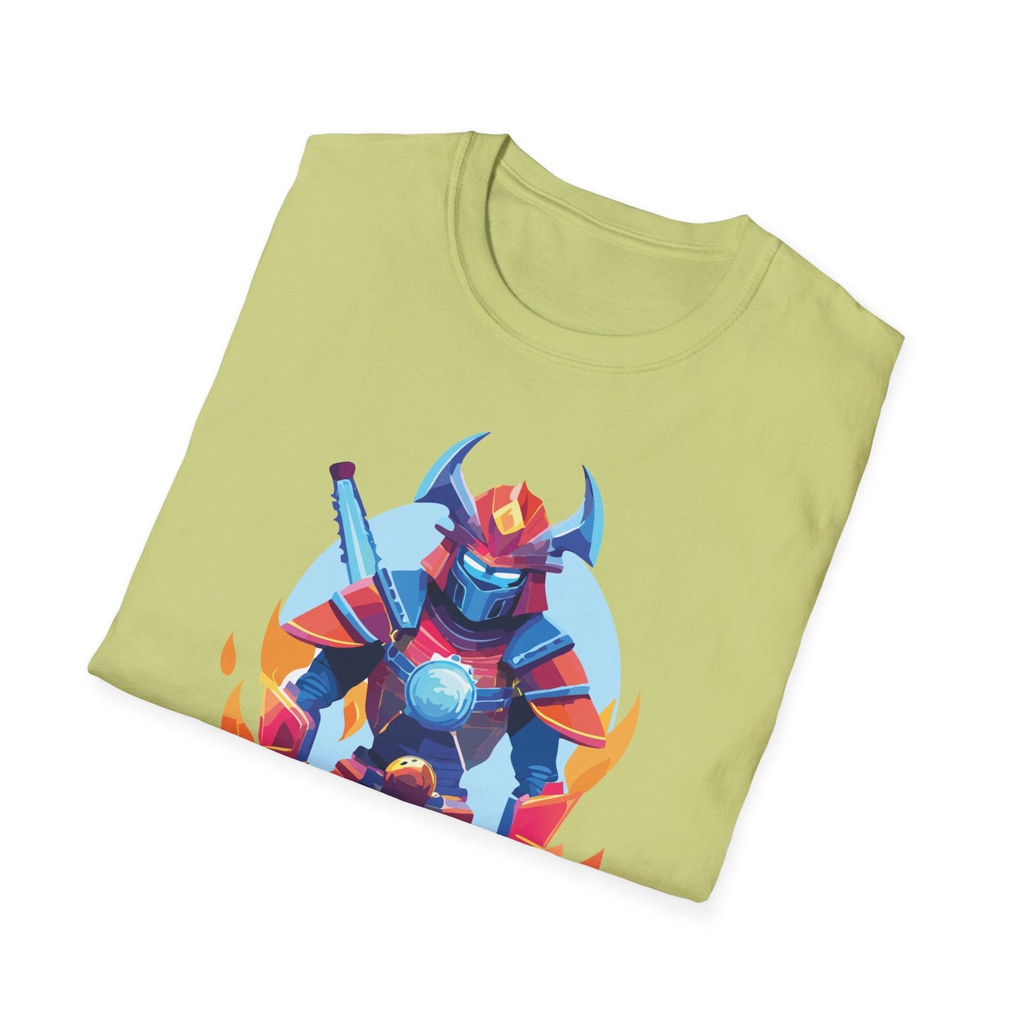 Samurai Shirt Unisex Gildan Softstyle 64000 Tee 100 Percent Ring Spun Cotton Comfort All Day Wear