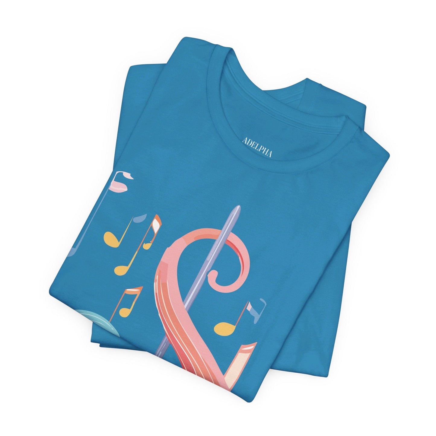 Music T Shirt Graphic Tee Unisex Short Sleeve Adelpha Vintage Inspired Artwork Art Design