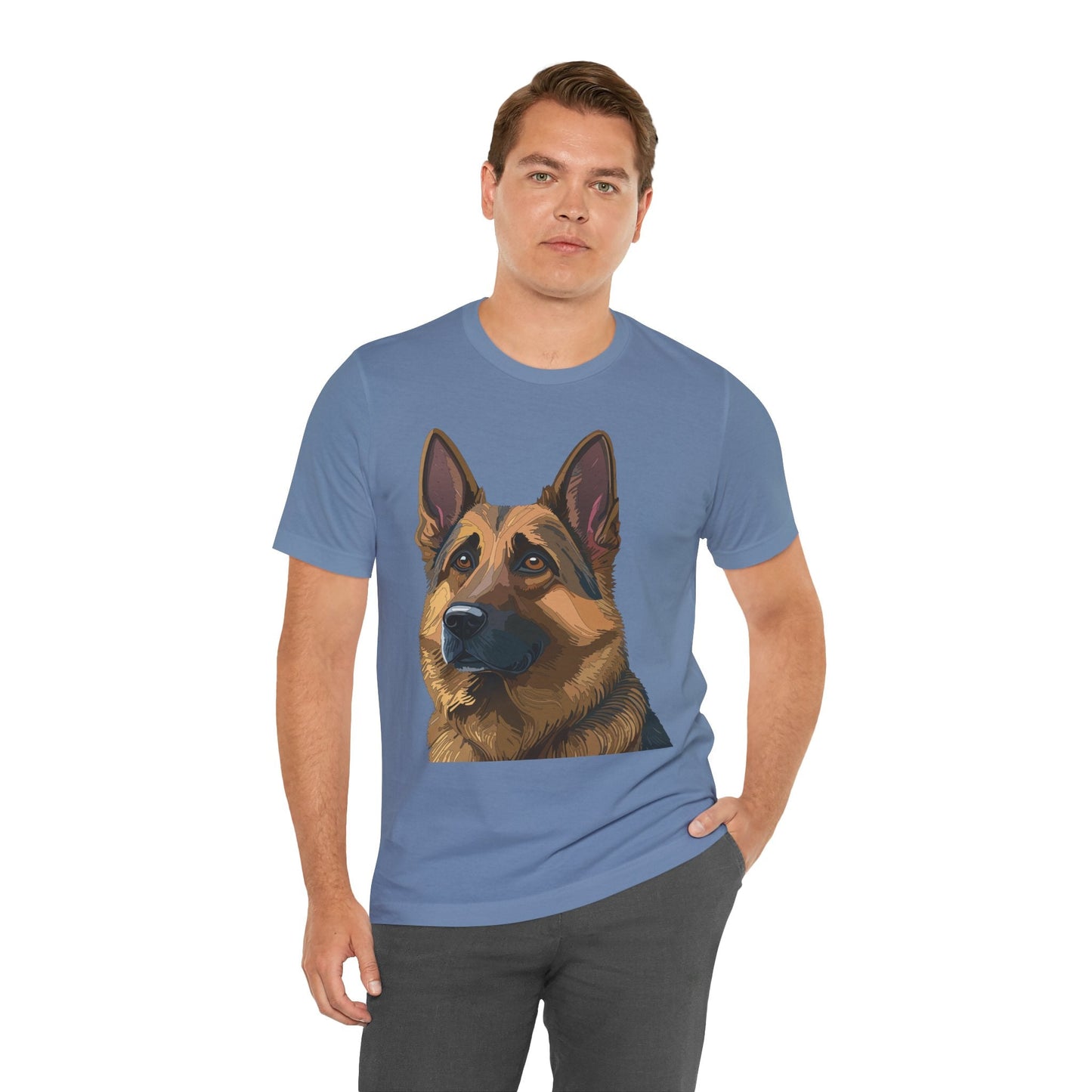 Unisex Animal Shirt With Art Design Tee Wild Animals Print Short Sleeve Comfort Tee