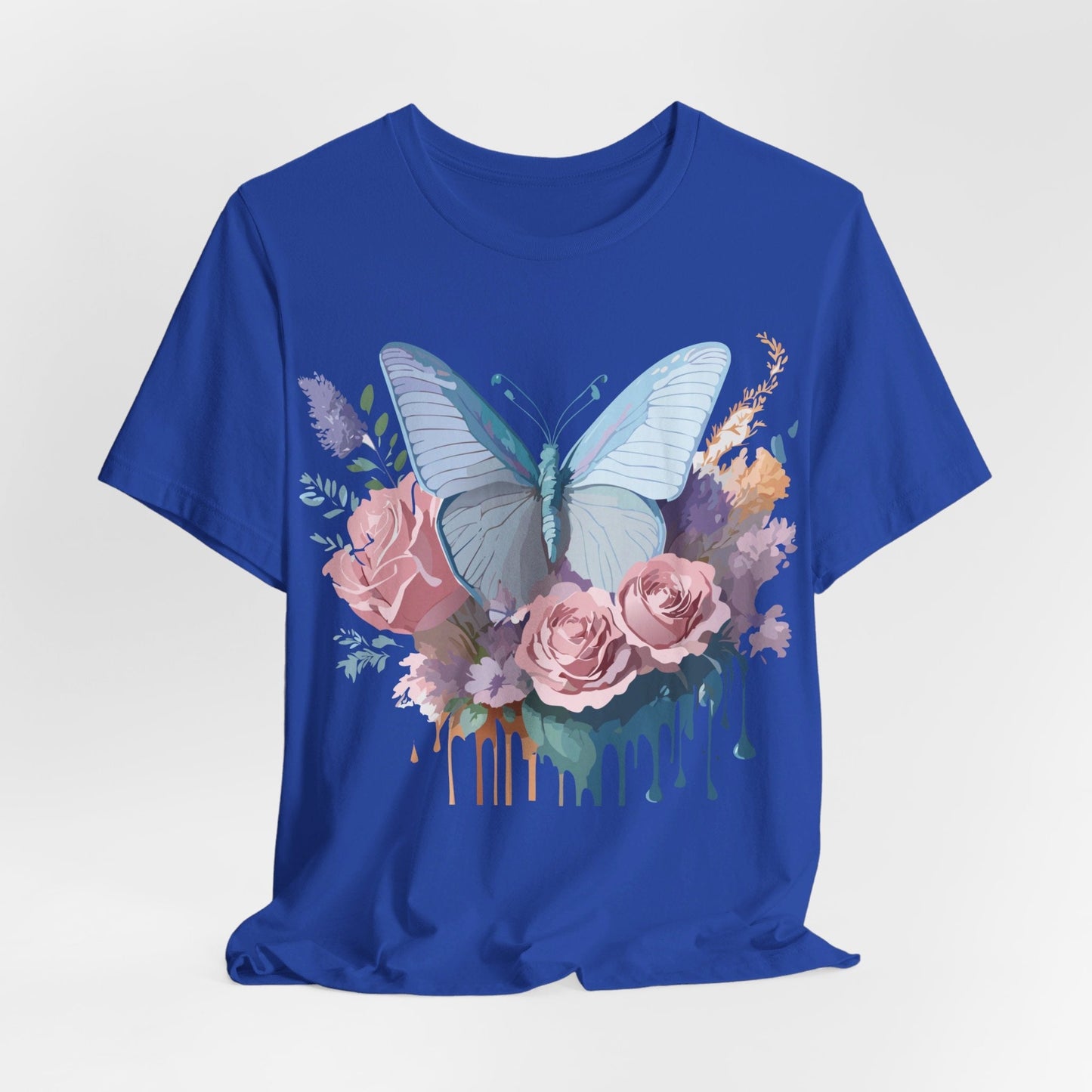 Butterfly Graphic Tee Unisex Jersey Short Sleeve Adelpha Vintage Art Design