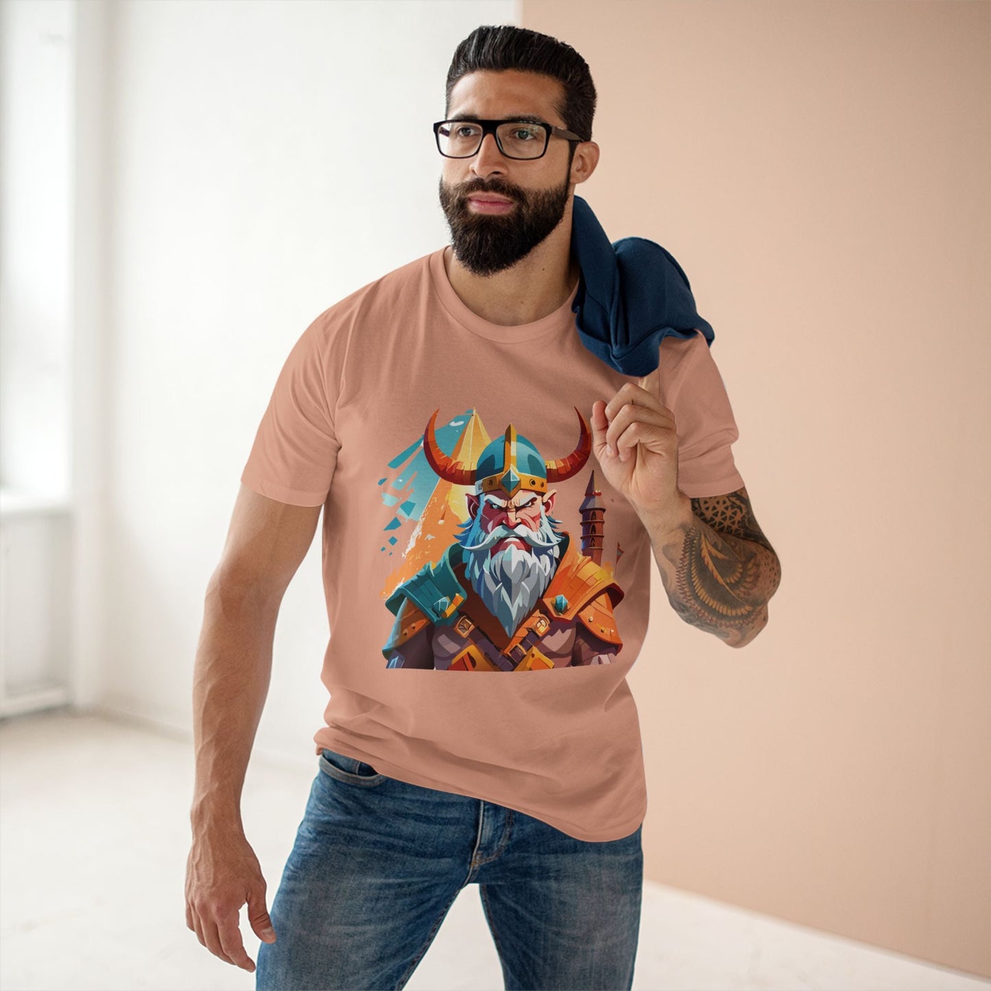 Viking Graphic Unisex 100 Cotton Staple Tee 12