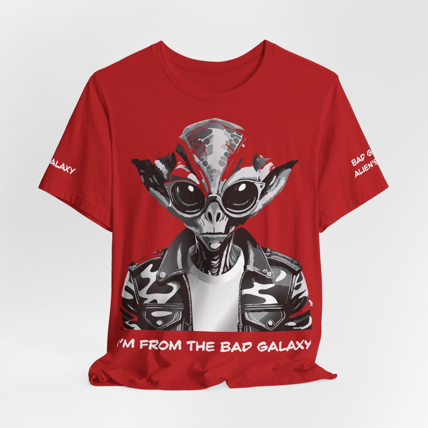 Alien T Shirt From Bad Galaxy Made To Order 100 Cotton Eco Friendly Inks Soft Comfortable