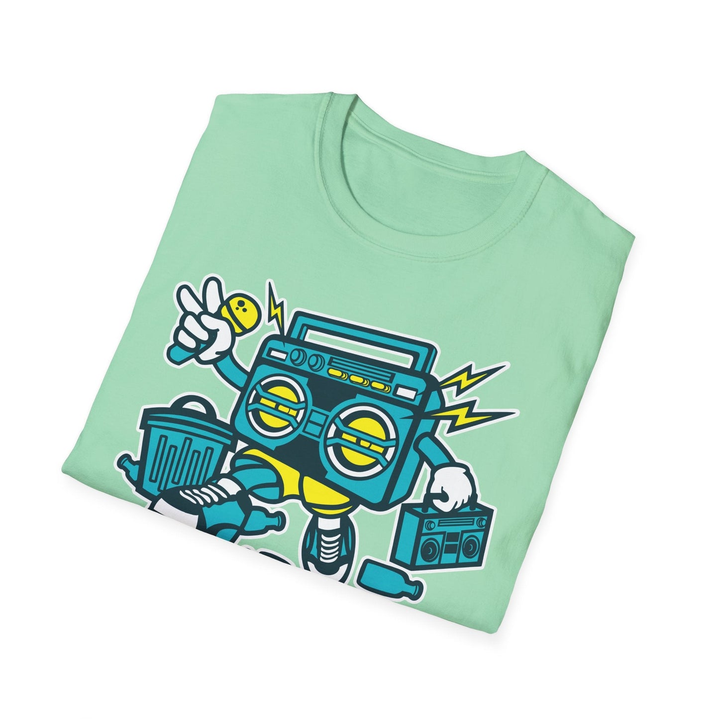 Cartoon T Shirt Animation Tee Funny Unisex Gildan Softstyle 64000 100 Percent Ring Spun Cotton