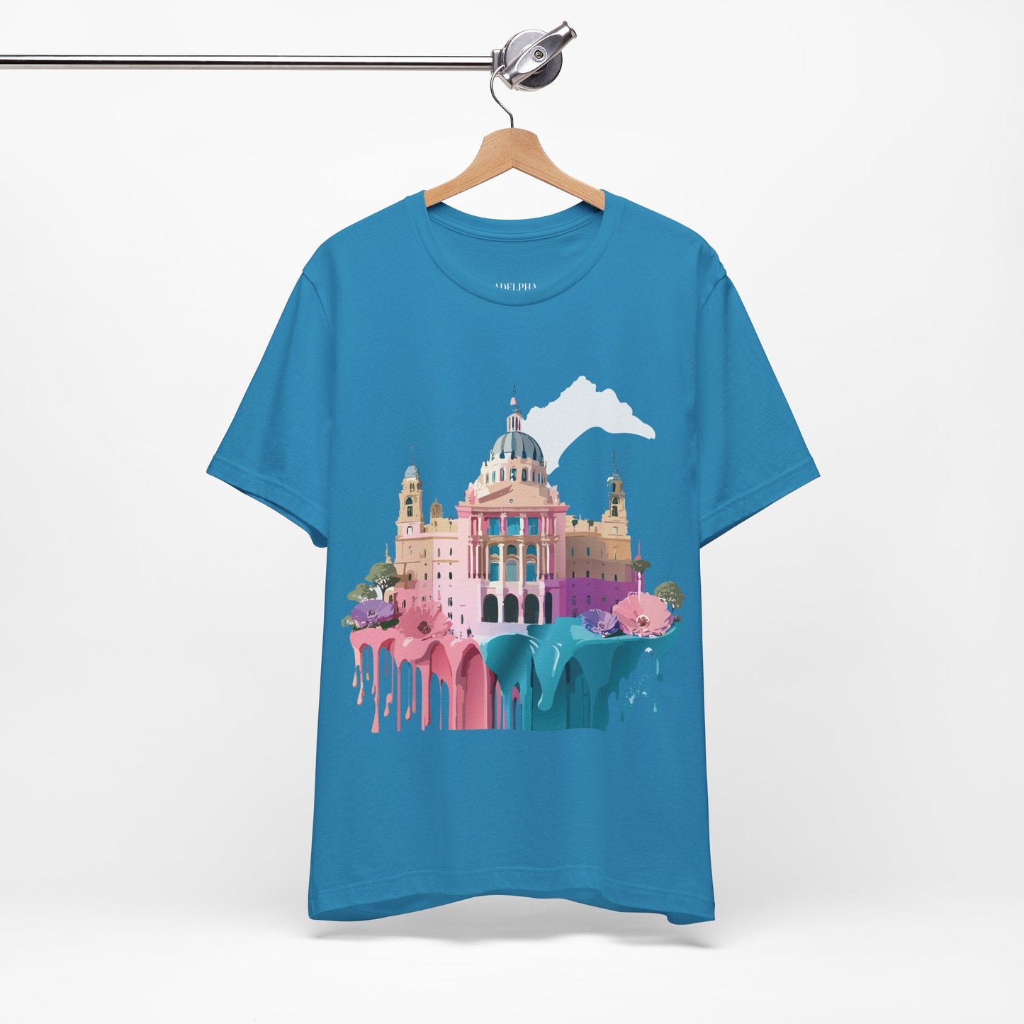 Adelpha Unisex Graphic Tee Madrid Tourist Shirt Vintage Inspired Art Design By Adelpha