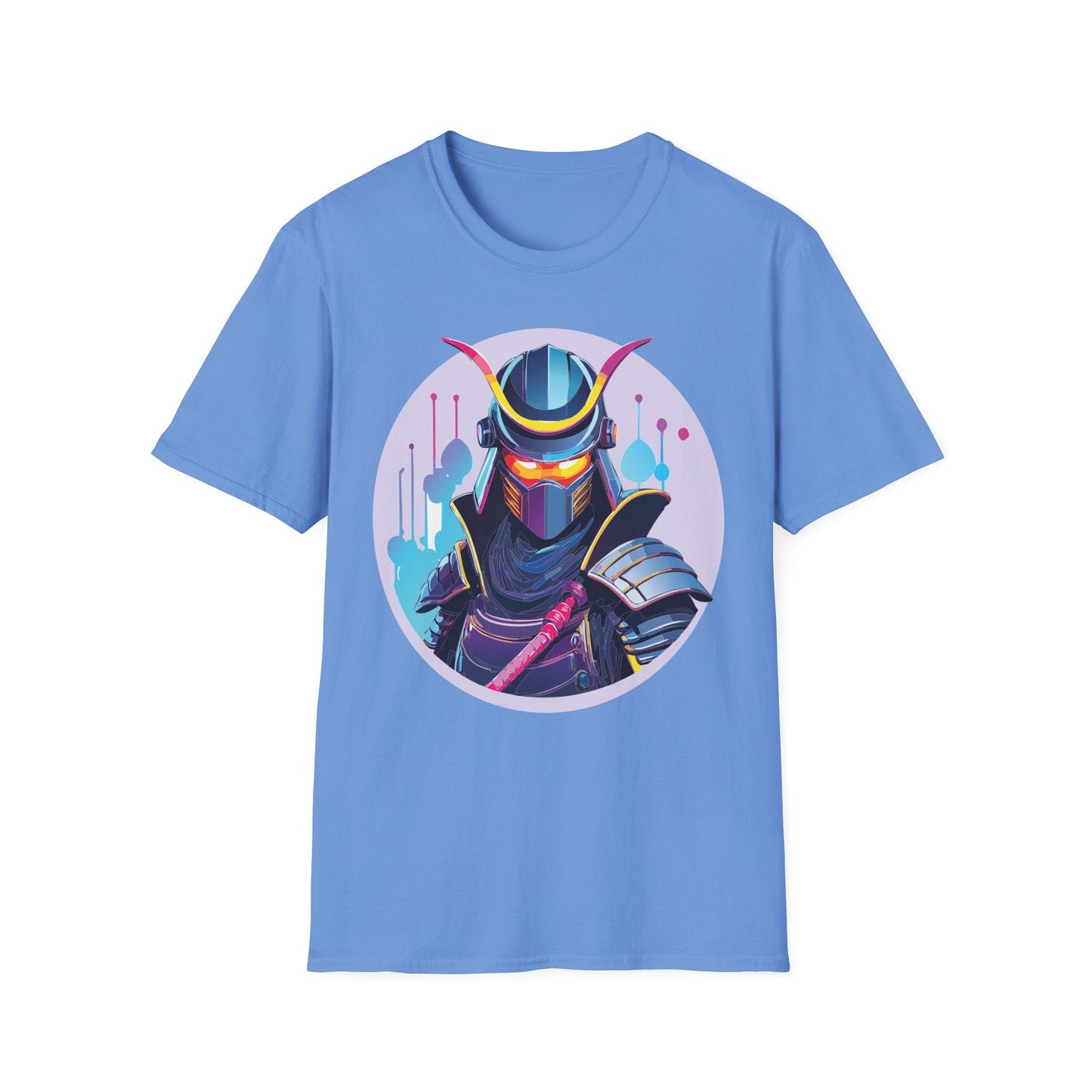Unisex Samurai Shirt Gildan Softstyle Tee Hundred Percent Ring Spun Cotton Comfort