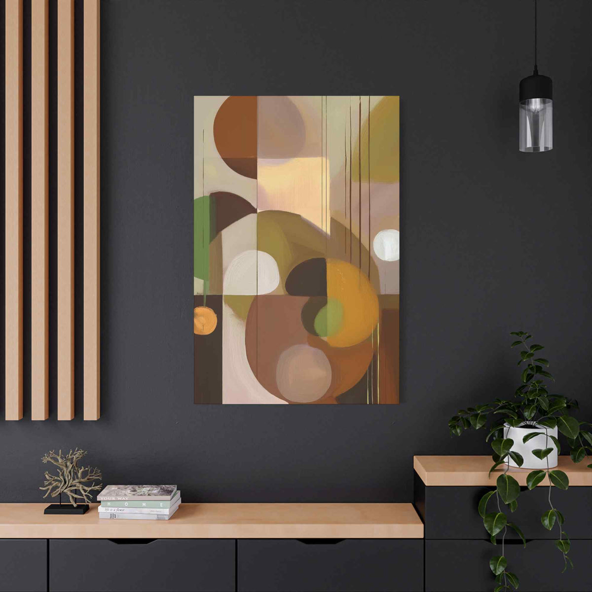 Abstract Geometric Painting Print Canvas 20x24,20x30,24x30 24x32,24x36,30x40 32x48,36x48,40x60 Pine-Wood Inner Frame ABS-54