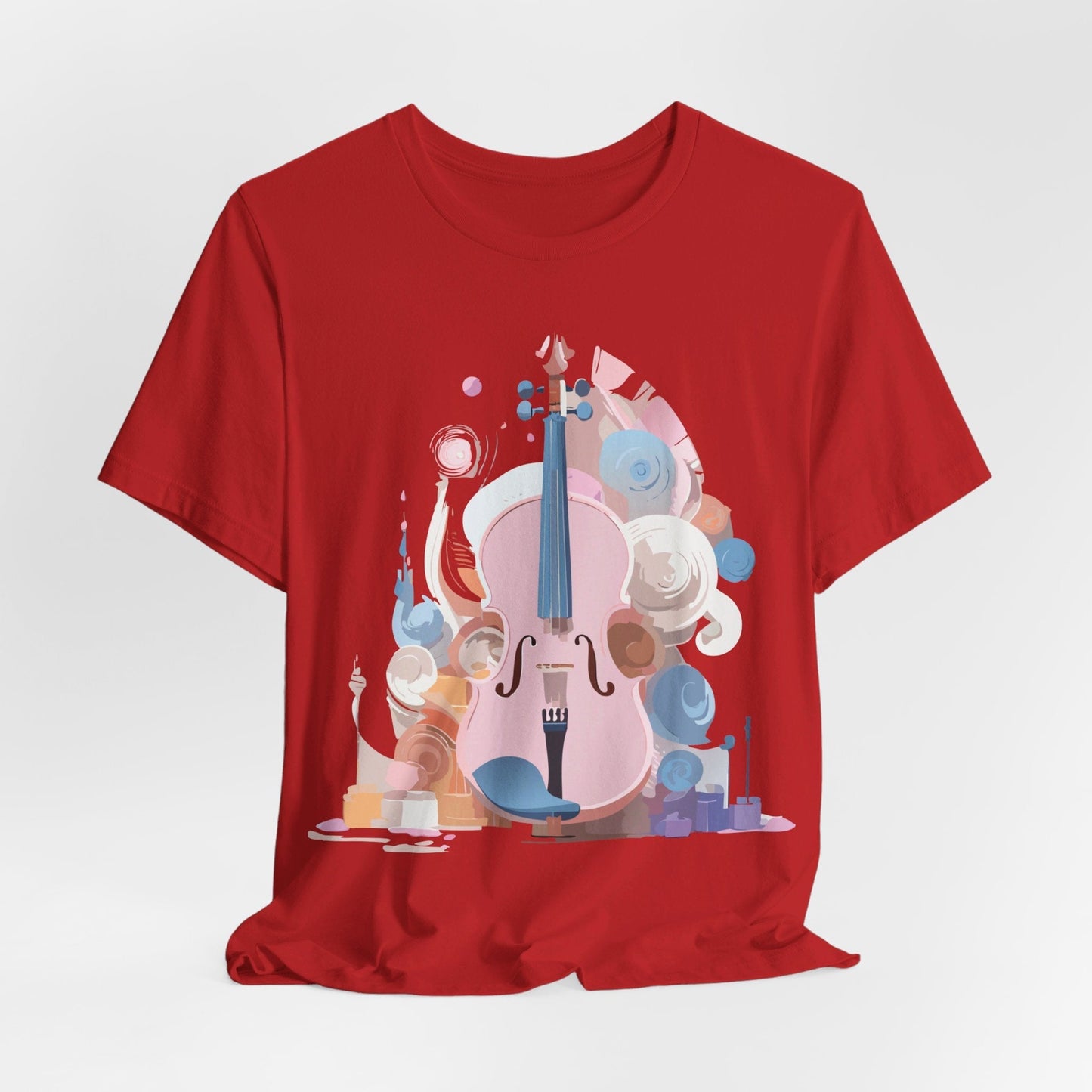 Music T Shirt Unisex Graphic Tee Vintage Inspired Artwork By Adelpha Short Sleeve