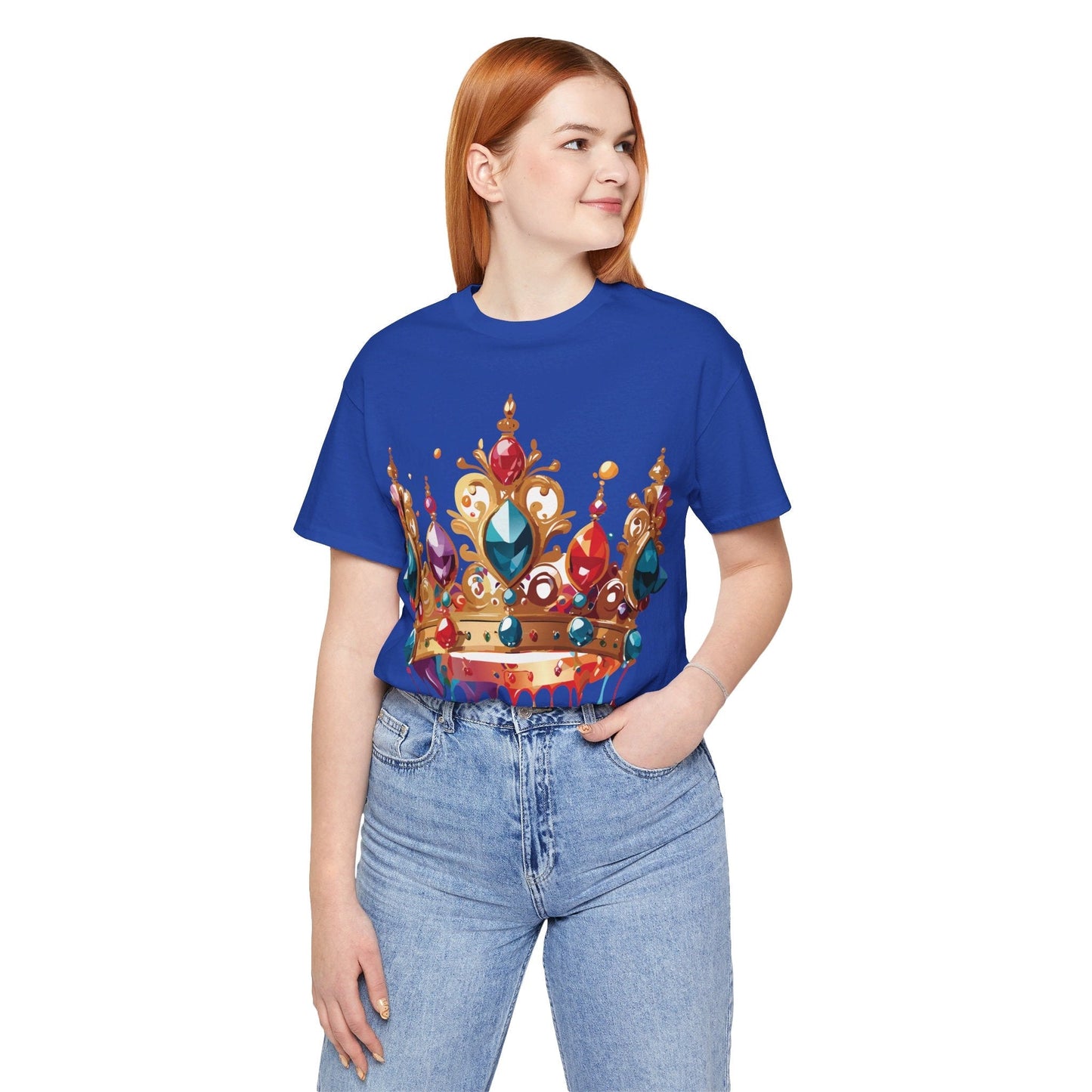 Crown Graphic Unisex 100 Cotton Vintage Artwork Tee 11