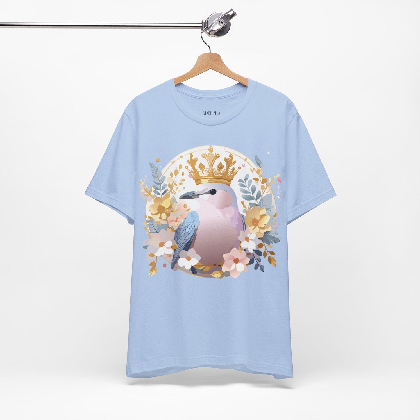 Adelpha Medallion Graphic Tee Unisex Short Sleeve Vintage Inspired Artwork Shirt