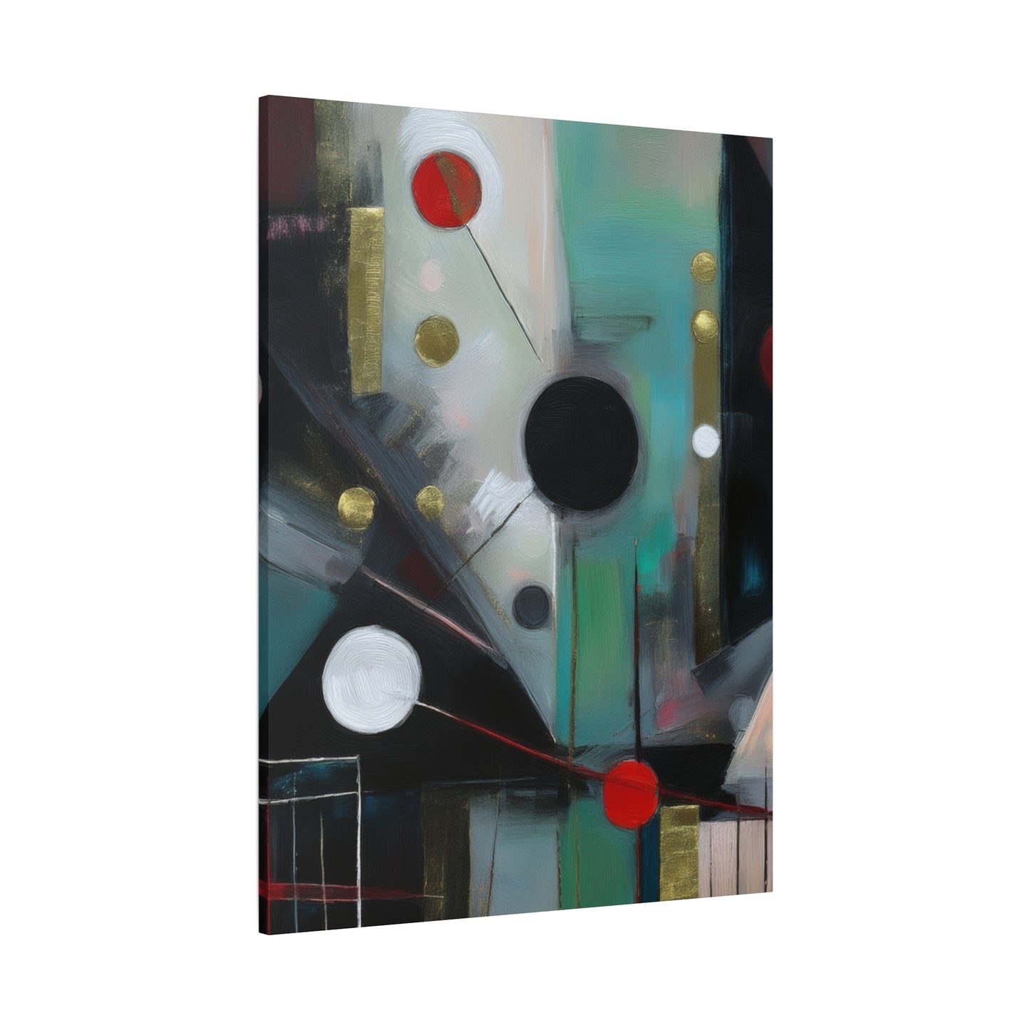 Abstract Oil Painting Print Canvas 20x24,20x30,24x30 24x32,24x36,30x40 32x48,36x48,40x60 Pine-Wood Inner Frame ABS-158