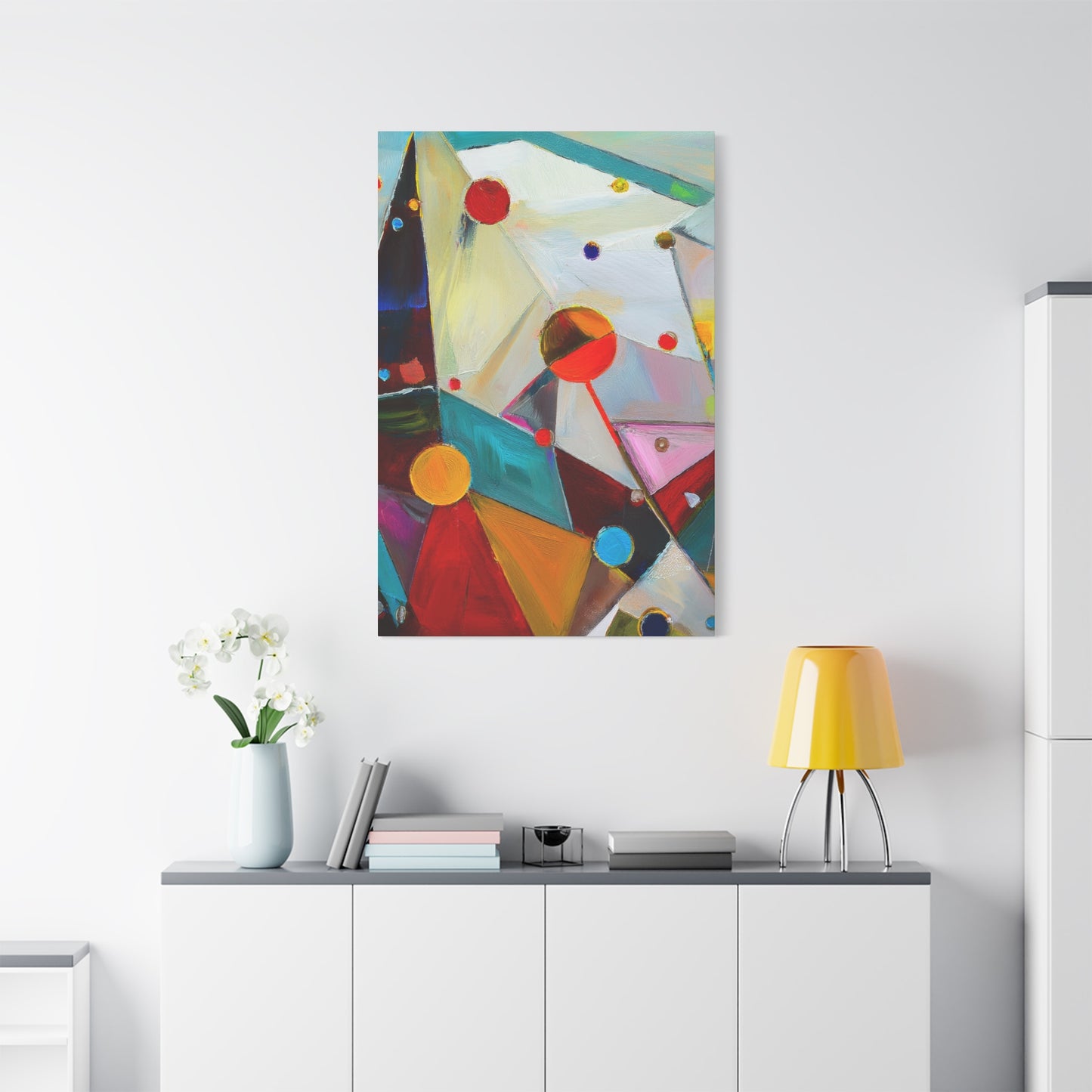 Abstract Oil Painting Print Canvas 20x24,20x30,24x30 24x32,24x36,30x40 32x48,36x48,40x60 Pine-Wood Inner Frame ABS-172