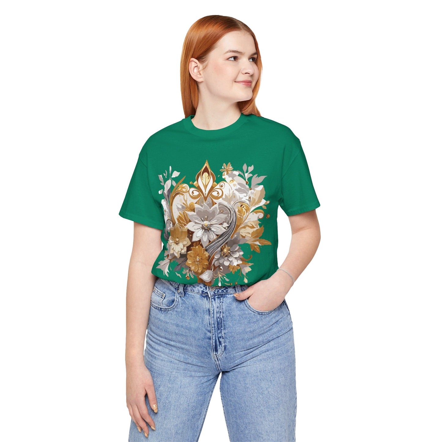 Jewelry Graphic Unisex 100 Cotton Vintage Treasure Art T-Shirt 7