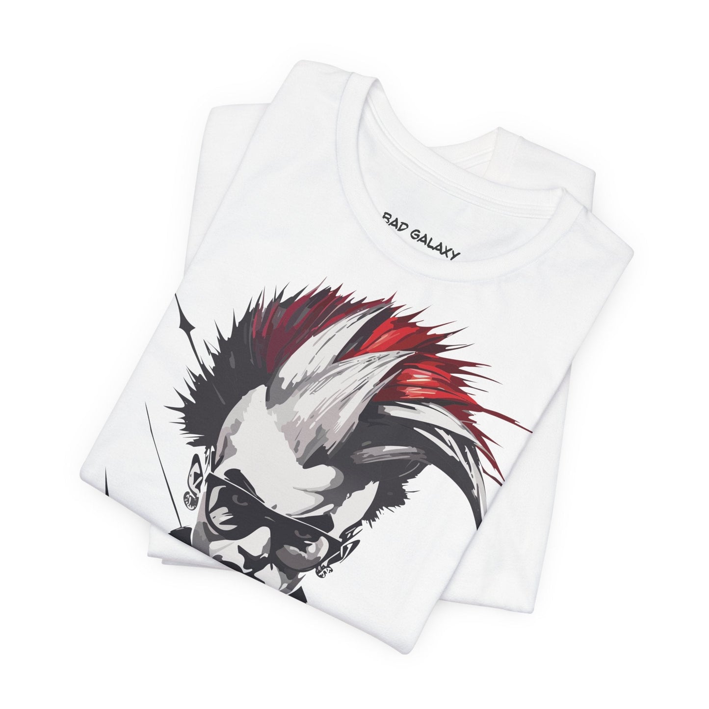 Punk Rock Tee Shirt From Bad Galaxy Made To Order 100 Cotton Free Shipping Eco Friendly Inks