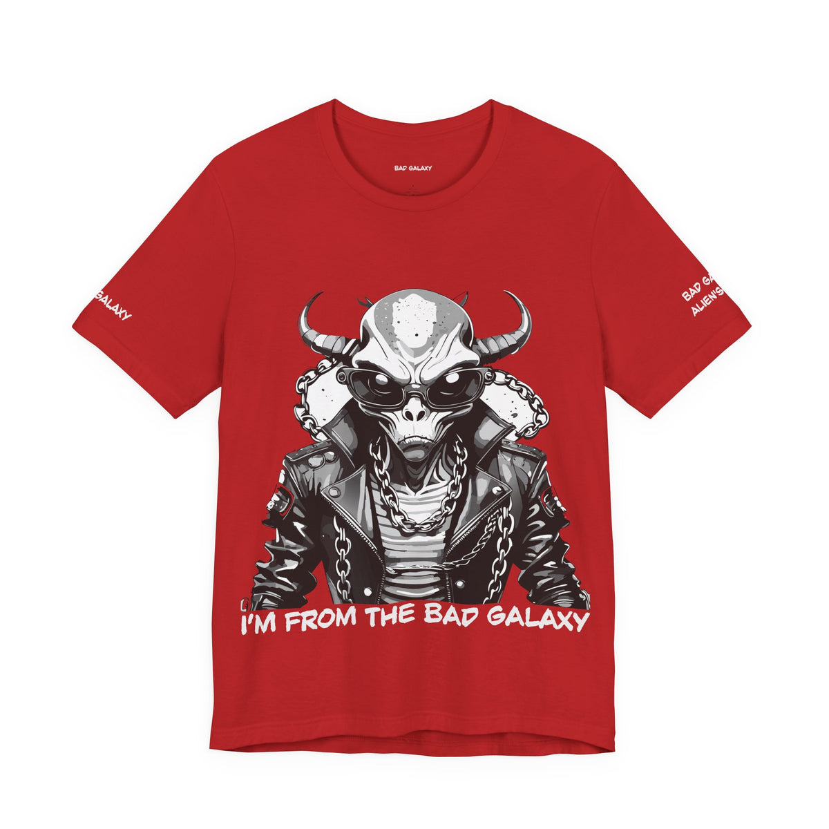 Alien Graphic Unisex Cotton Bella+Canvas Tee with Art Design b72