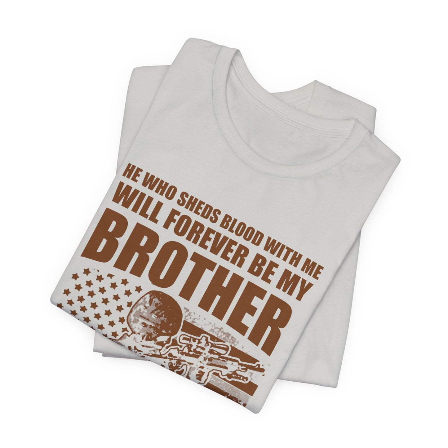 Army Veteran Patriotic Graphic Design Unisex Cotton T-Shirt v47