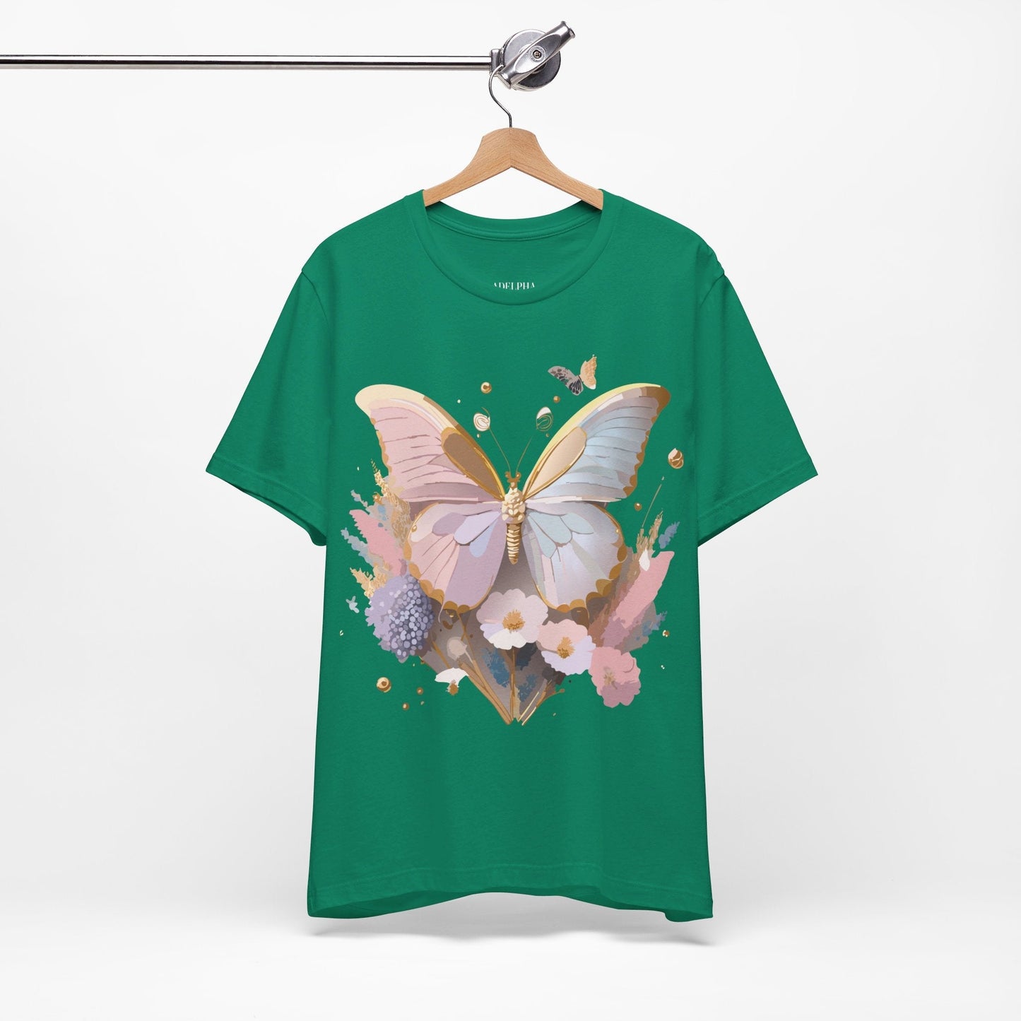 Butterfly Graphic Tee Unisex Vintage Inspired Art Adelpha Apparel Collection