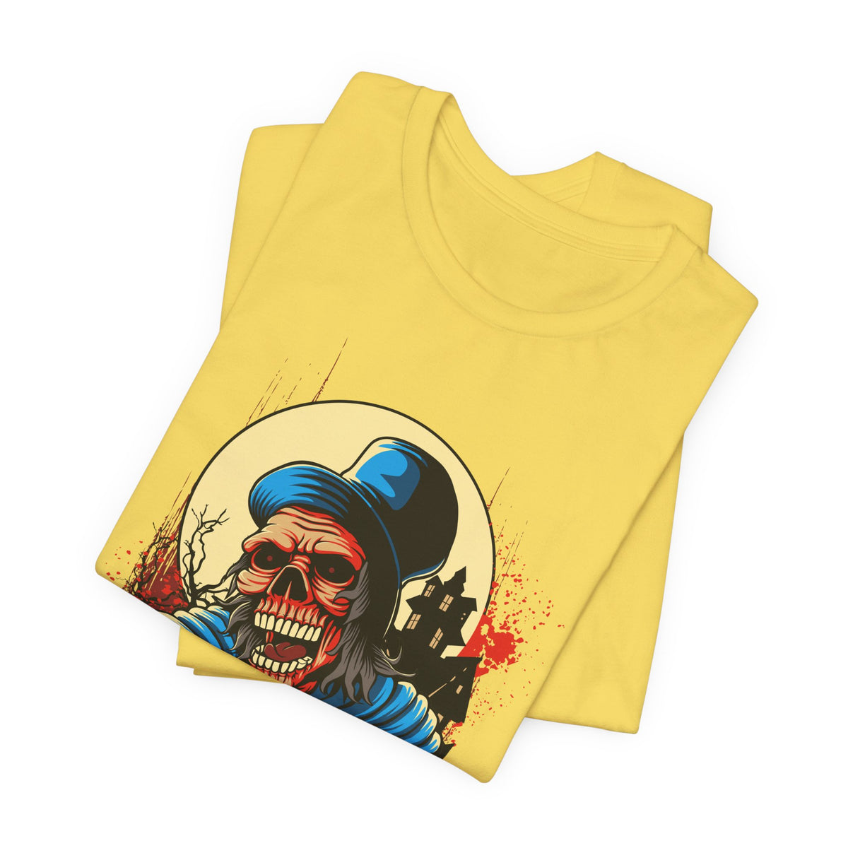 Skull Graphic Design Tee, Skull Shirt, Vintage Tees, Art Design T-Shirt, Graphic Tee, Art Shirts - 1