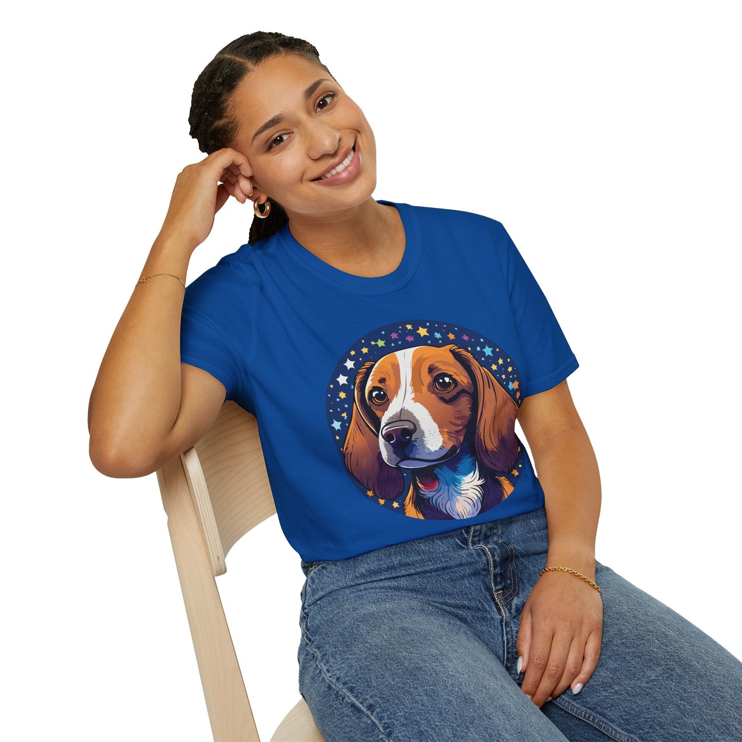 Dog Shirt Unisex Animal Tee Gildan Softstyle 64000 Short Sleeve