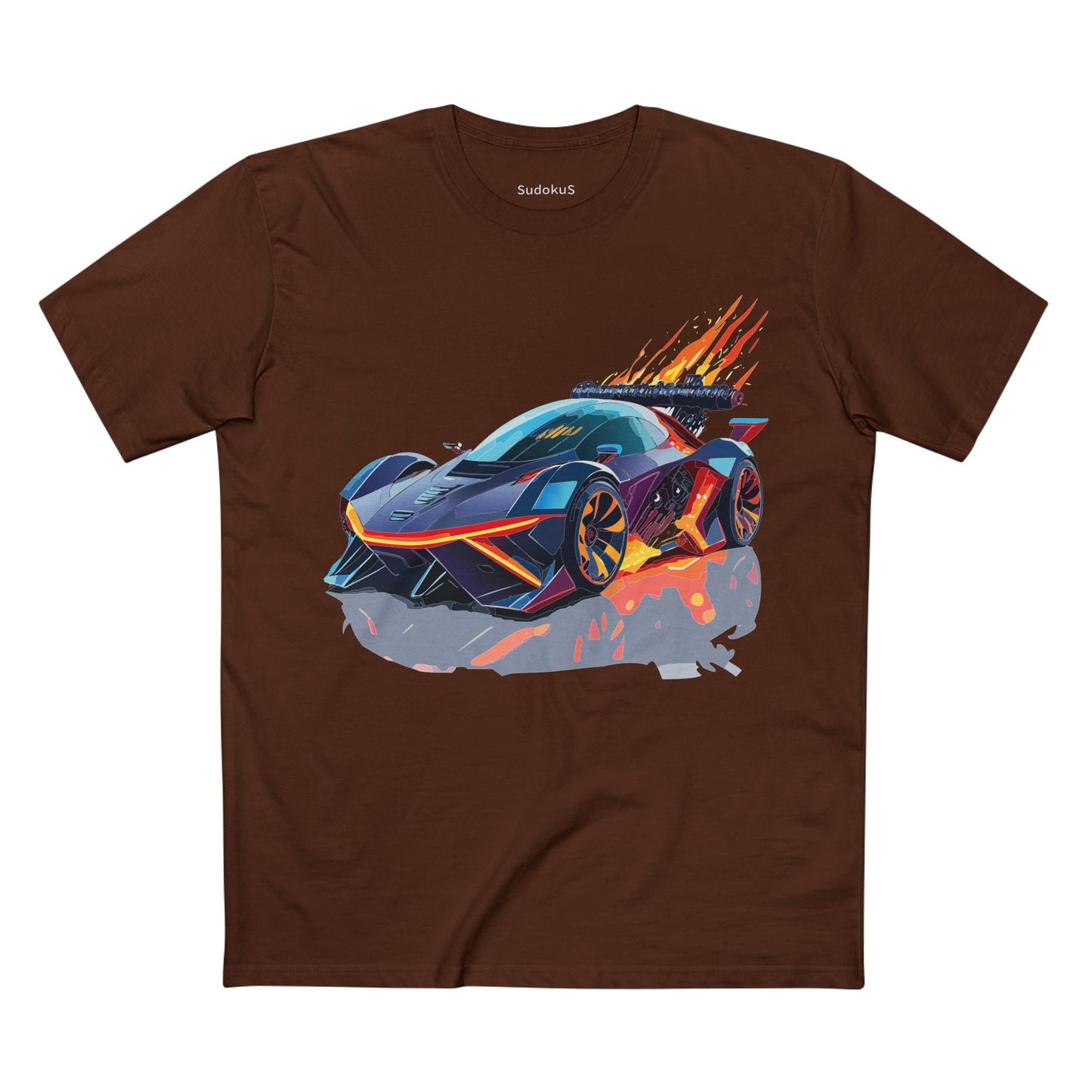 Car Graphic Unisex 100 Cotton Staple Tee 19
