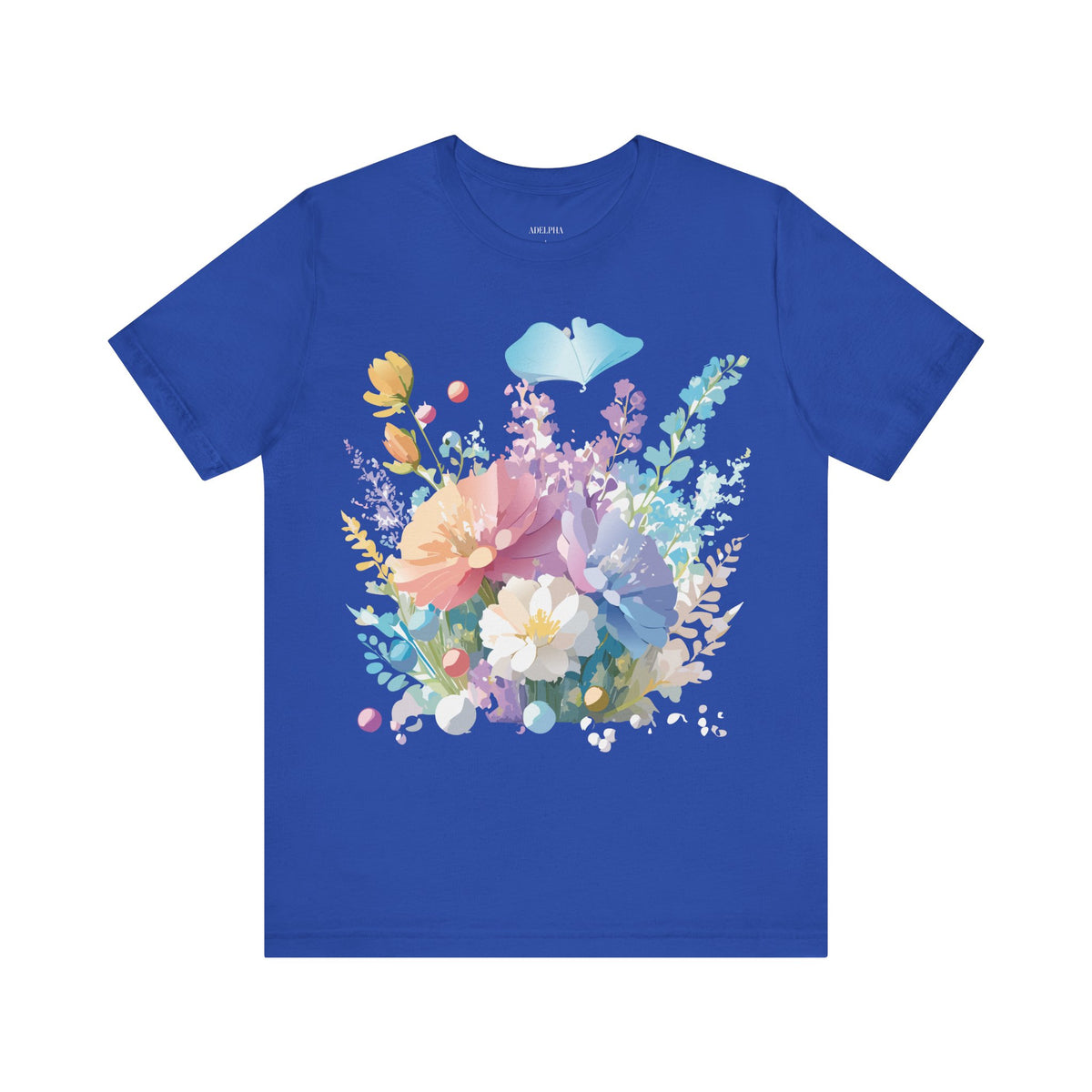 Floral Graphic Tee Shirt - Bella+Canvas Unisex 100 Cotton 9