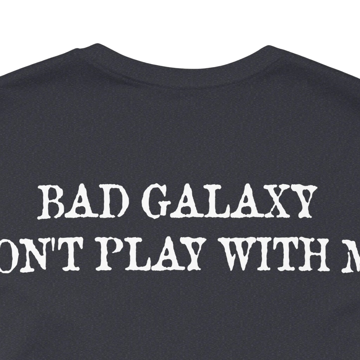 Bad Galaxy Skull T Shirt Made To Order 100 Percent Cotton Eco Friendly Inks USA Designed