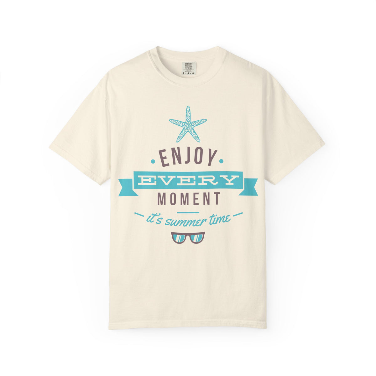 Unisex Garment Dyed T Shirt Relaxed Fit Comfort Colors 1717 100 Percent Ring Spun US Cotton