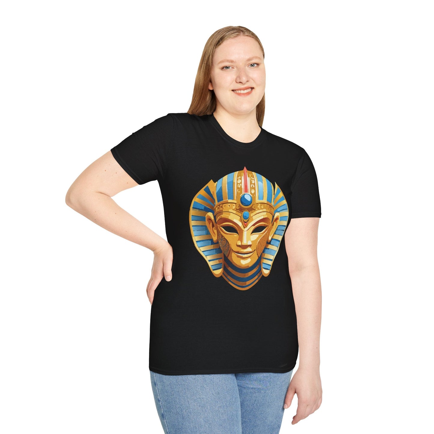 Mask Tee Shirt Unisex Masquerade Tee Softstyle Ring Spun Cotton Comfort For Everyday Wear