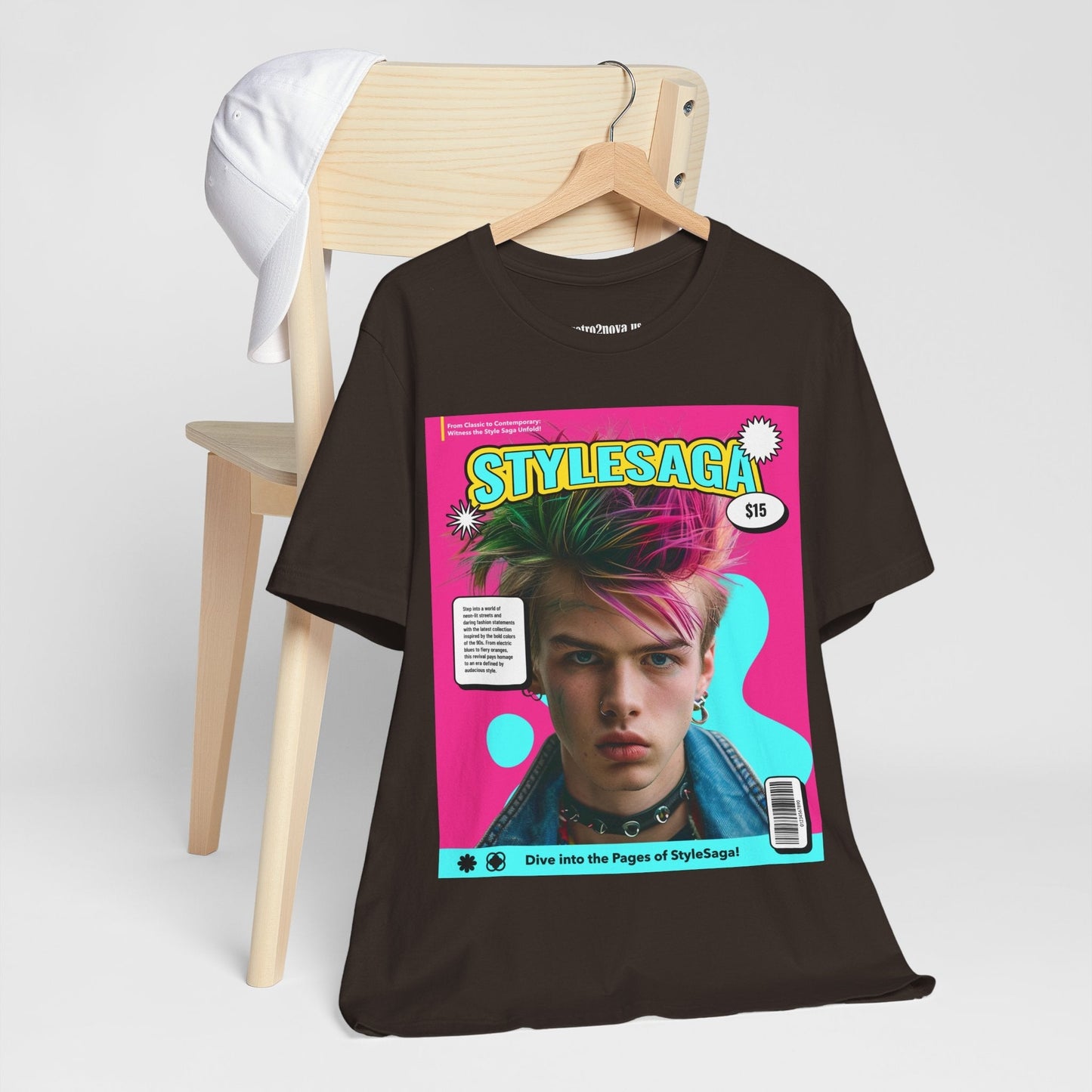 Magazine Cover Shirt Unisex Jersey Short Sleeve Tee Lightweight 4.2 Oz