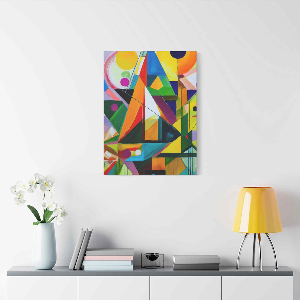 Abstract Painting Print Canvas 20x24,20x30,24x30, 24x32,24x36,30x40, 32x48,36x48,40x60 Pine-Wood Inner Frame ABS-13