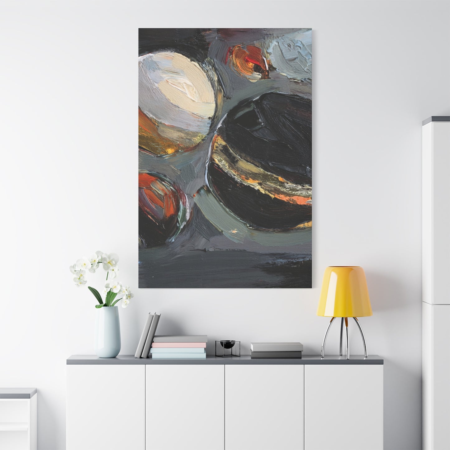 Abstract Oil Painting Print Canvas 20x24,20x30,24x30 24x32,24x36,30x40 32x48,36x48,40x60 Pine-Wood Inner Frame ABS-71
