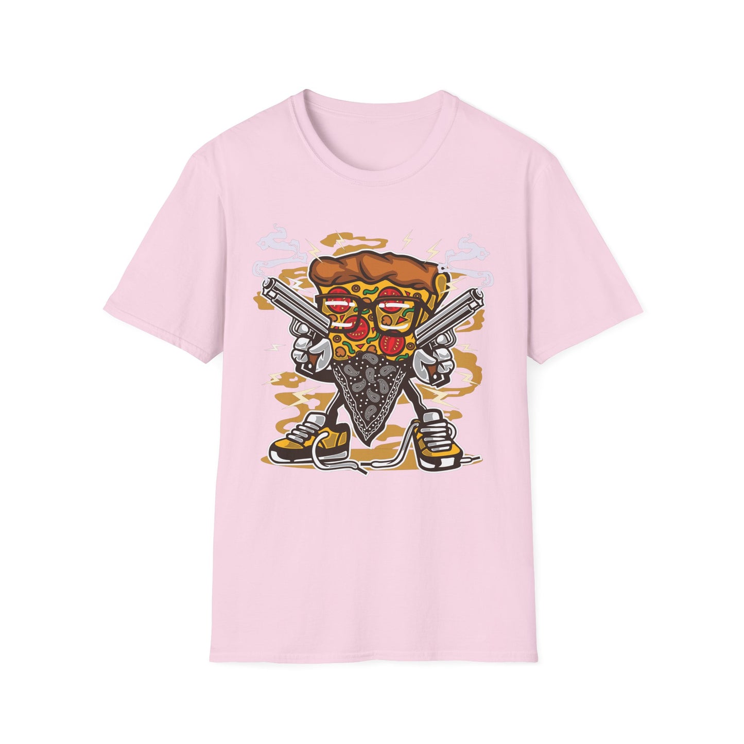 Unisex Cotton T-Shirt with Cartoon Graphic Design