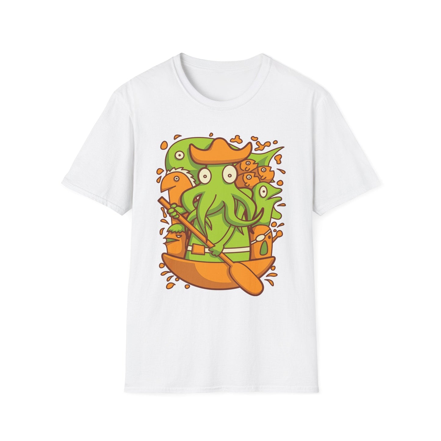 Cartoon T Shirt Animation T Shirt Funny Tee Shirt Unisex Gildan Softstyle Cotton 64000