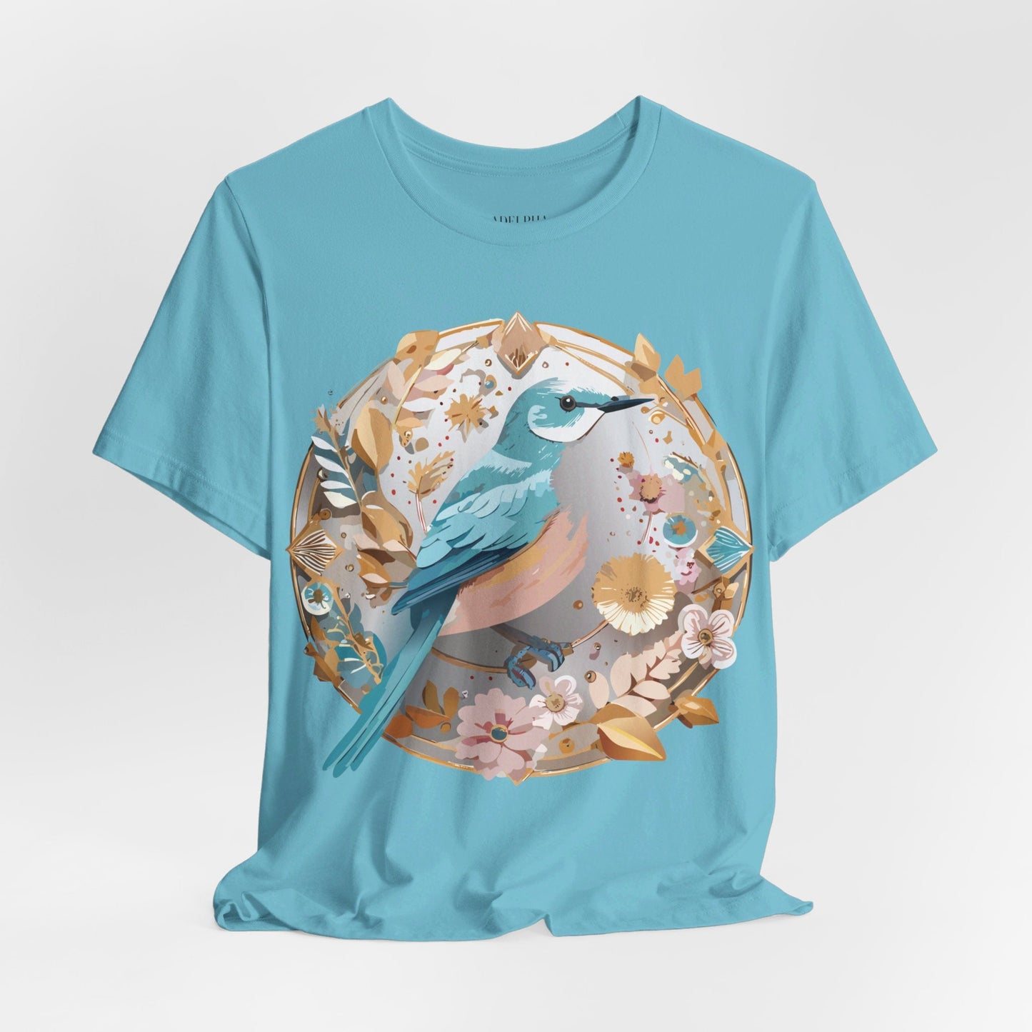 Adelpha Medallion Shirt Unisex Graphic Tee With Vintage Inspired Artwork Short Sleeve Jersey